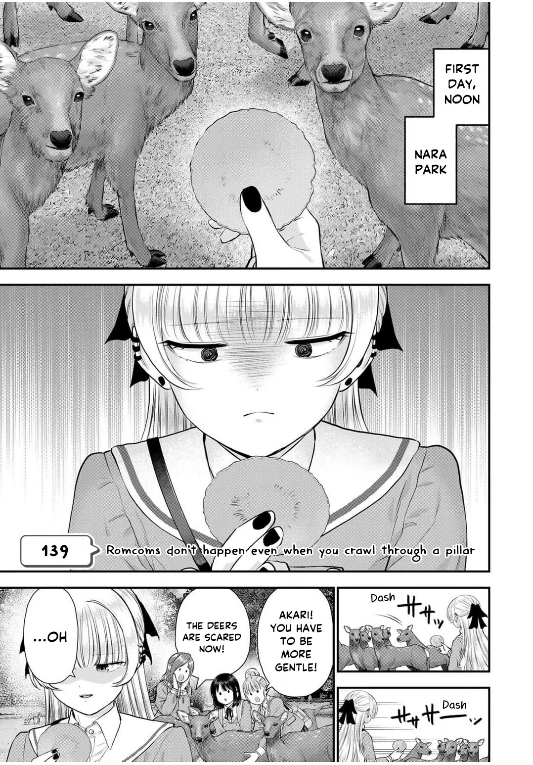No More Love With the Girls Chapter 139 page 1 - Chapter 139: Romcoms don’t happen even when you crawl through a pillar