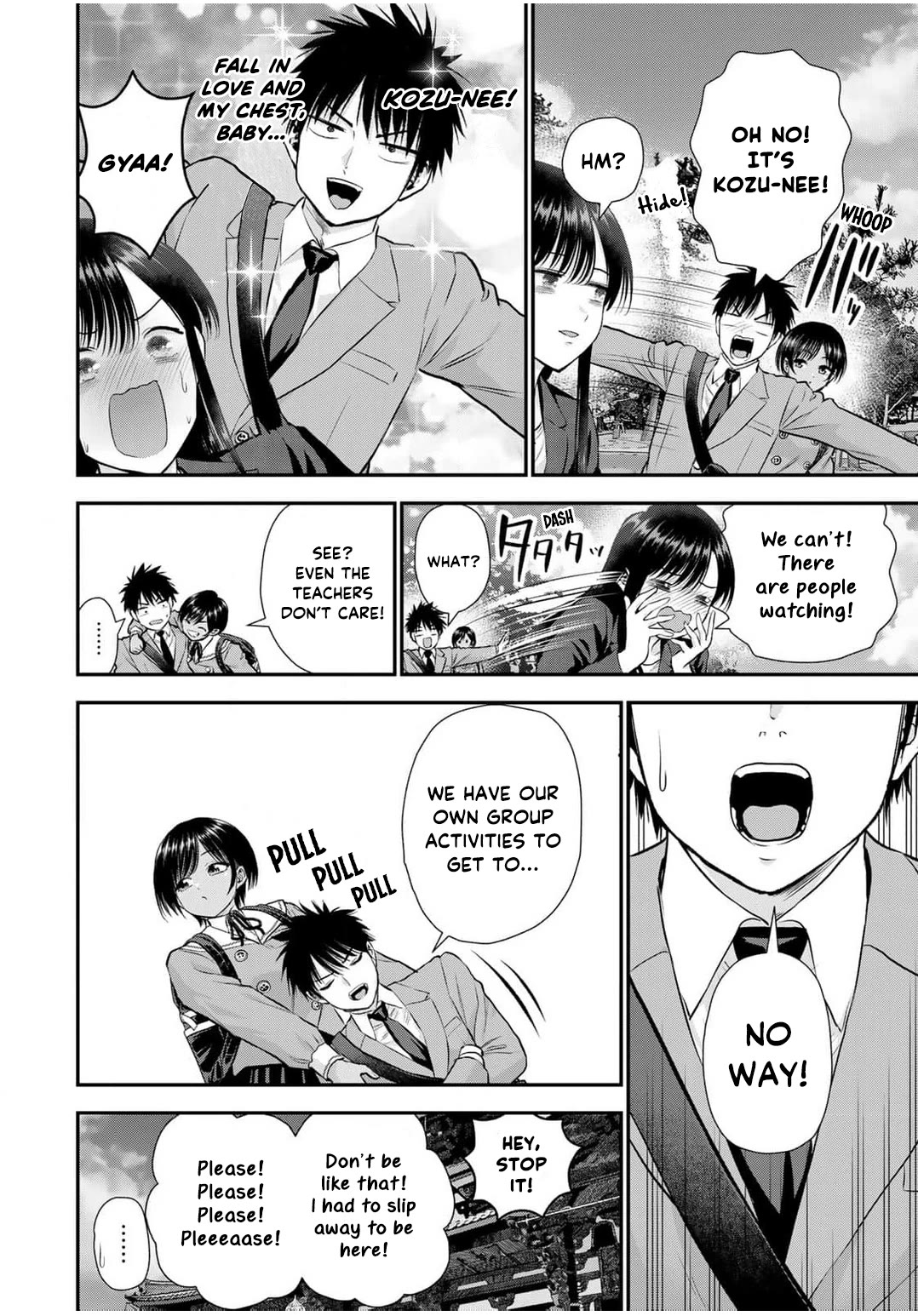 No More Love With the Girls Chapter 139 page 4 - Chapter 139: Romcoms don’t happen even when you crawl through a pillar