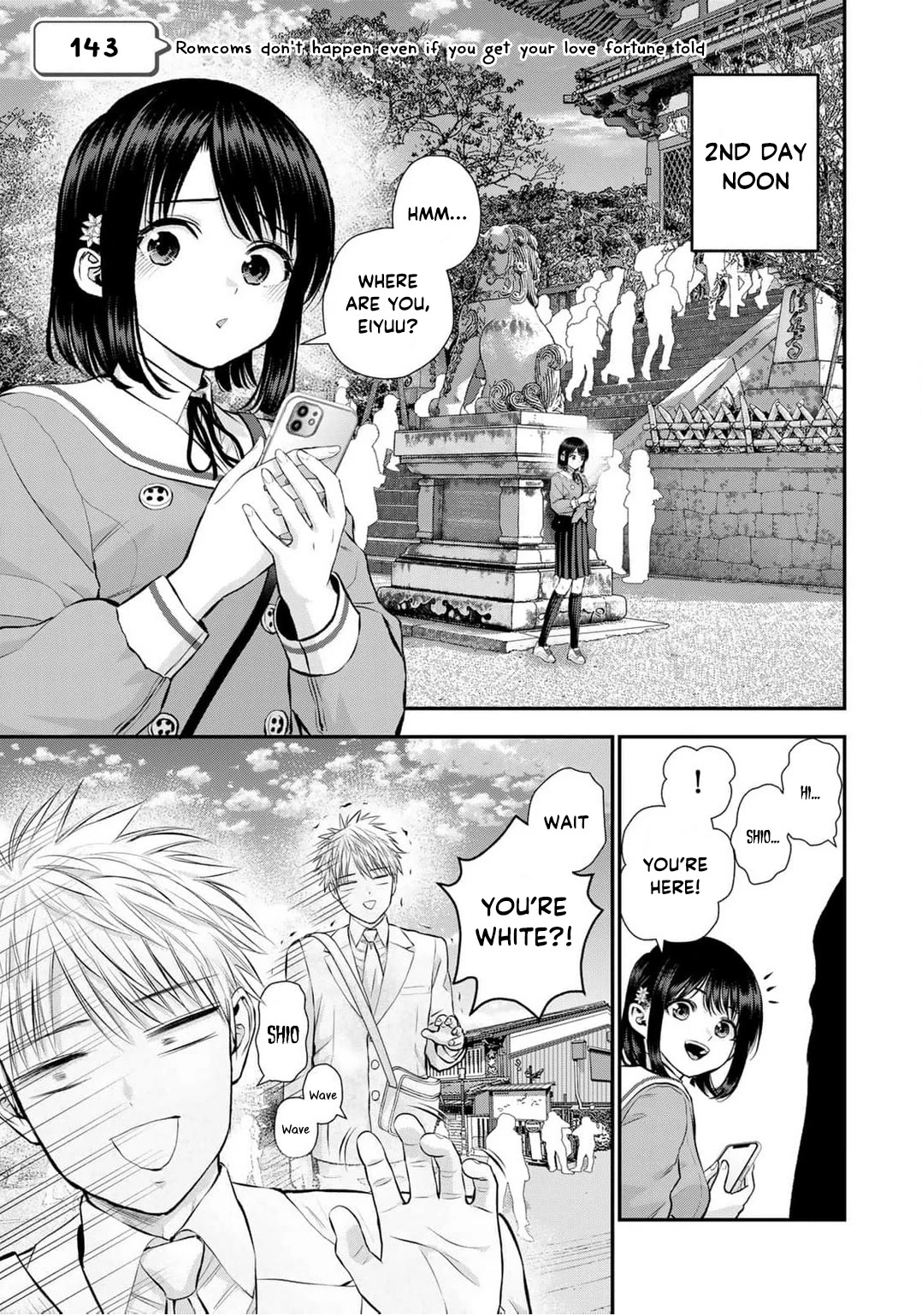 No More Love With the Girls Chapter 143 page 1 - Chapter 143: Romcoms don’t happen even if you get your love fortune told