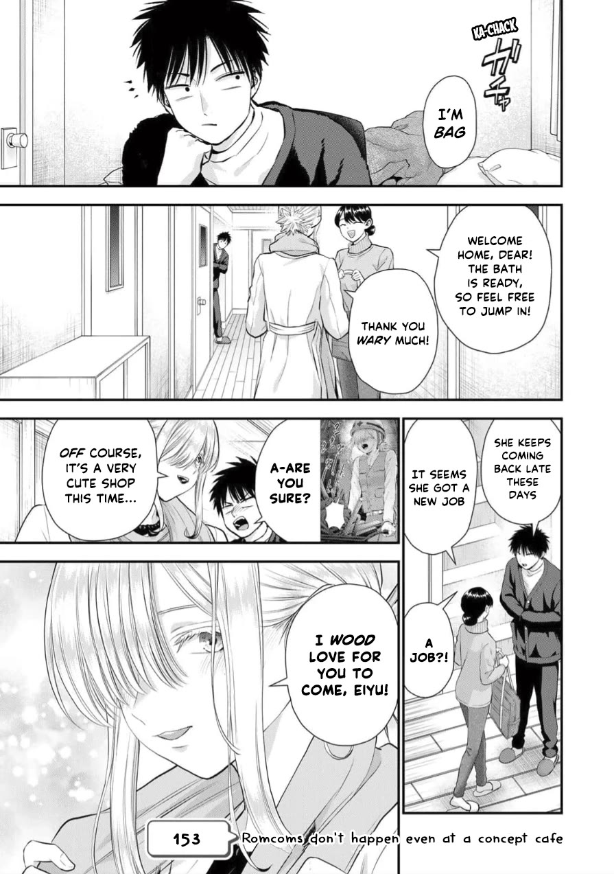 No More Love With the Girls Chapter 153 page 1 - Chapter 153: Romcoms don’t happen even at a concept cafe