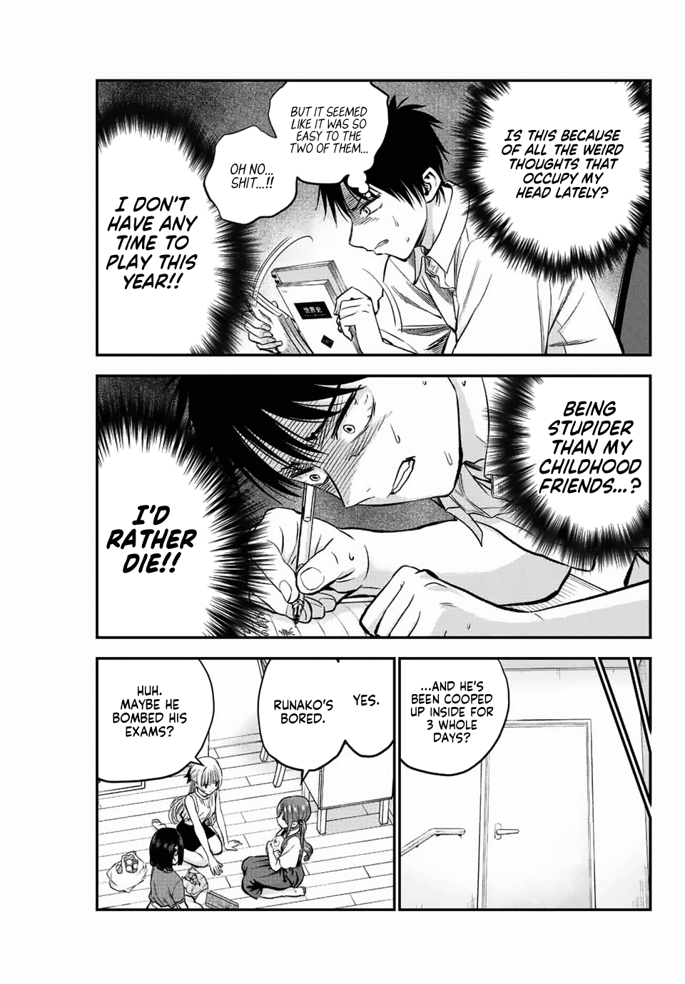 No More Love With the Girls Chapter 16 page 3 - Chapter 16: Romcoms don't happen even if the exams are over