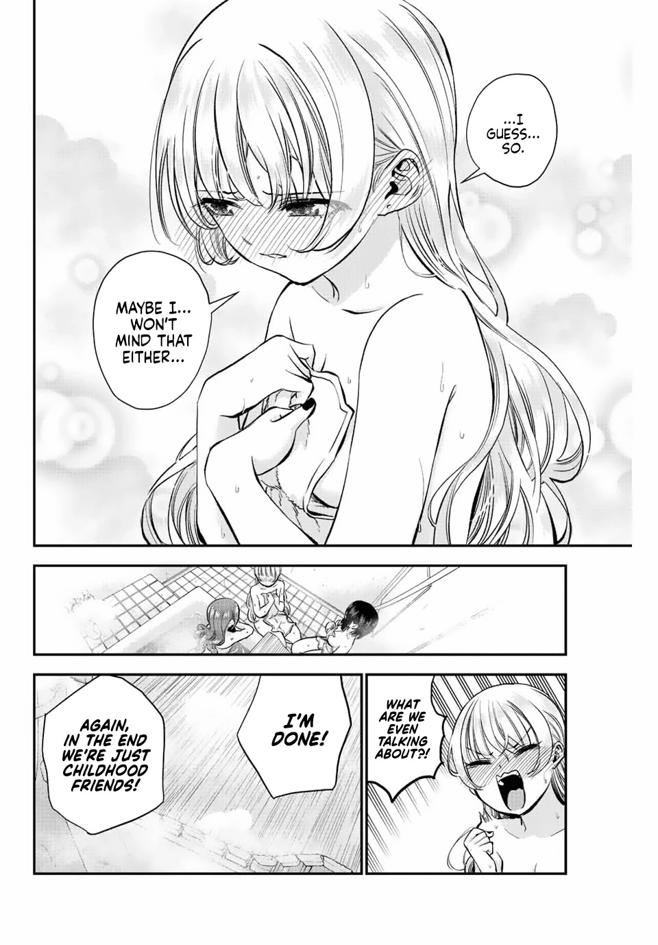 No More Love With the Girls Chapter 17 page 10 - Chapter 17: Romcoms don't happen even if it's the bath episode