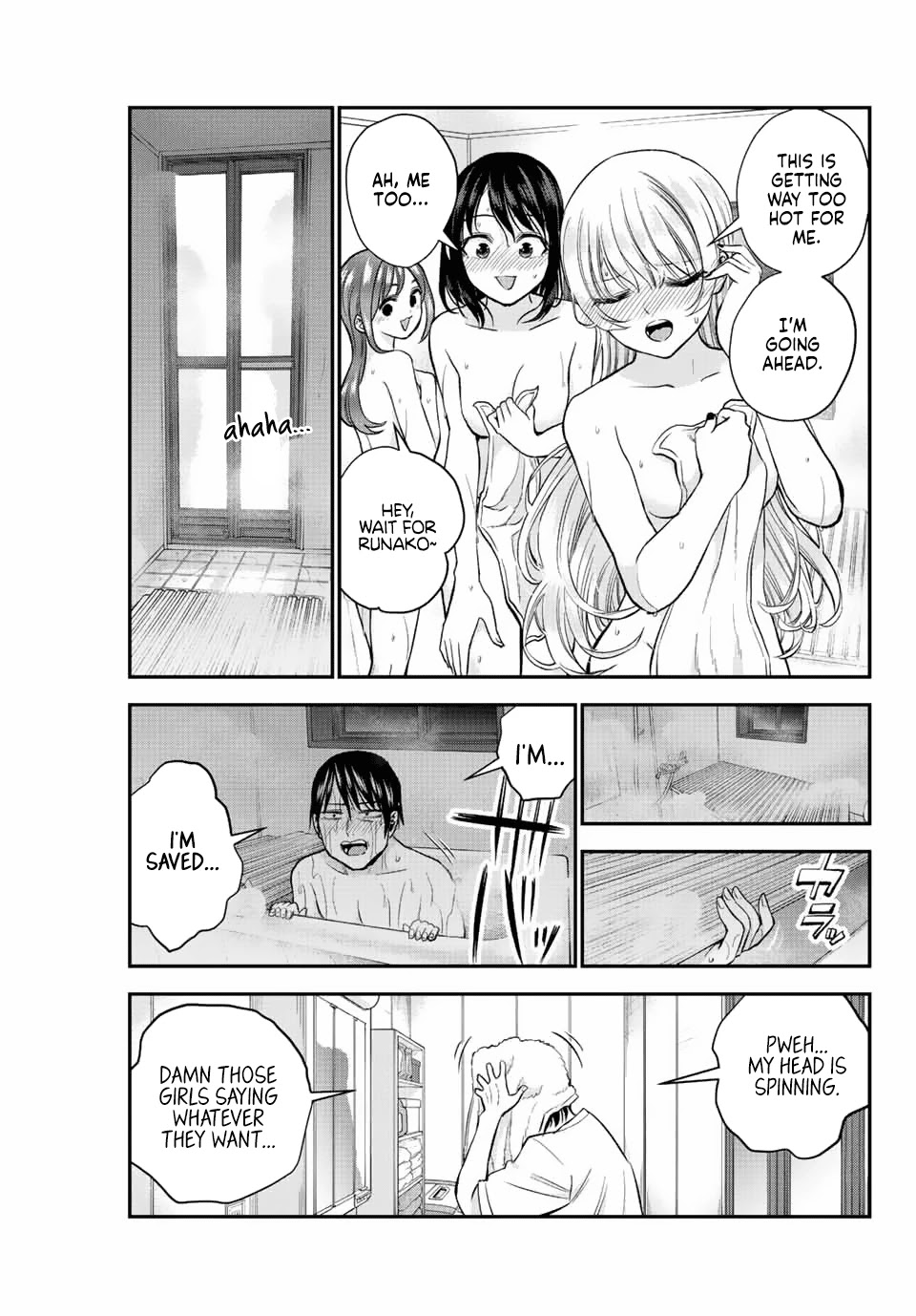 No More Love With the Girls Chapter 17 page 11 - Chapter 17: Romcoms don't happen even if it's the bath episode