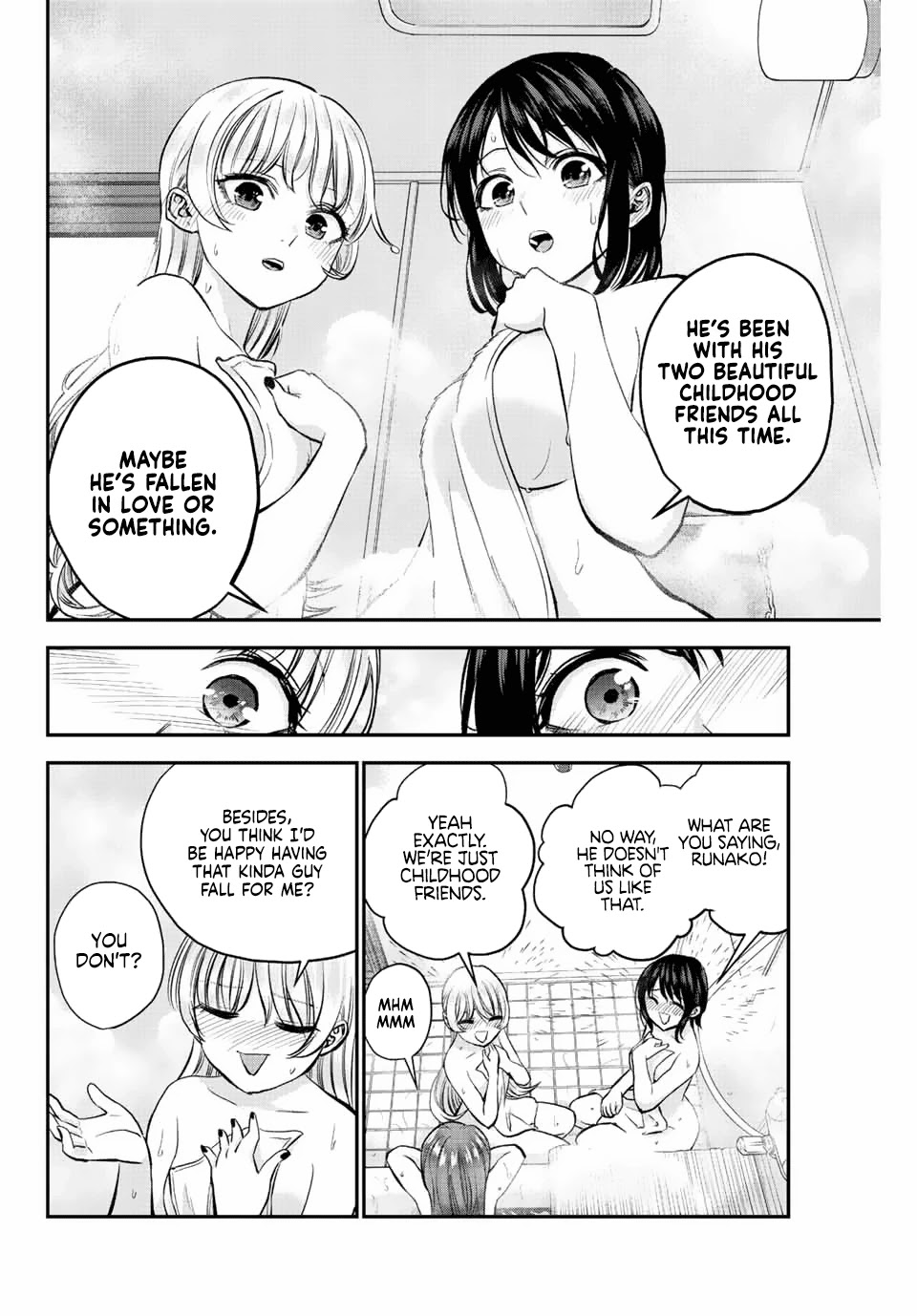 No More Love With the Girls Chapter 17 page 8 - Chapter 17: Romcoms don't happen even if it's the bath episode