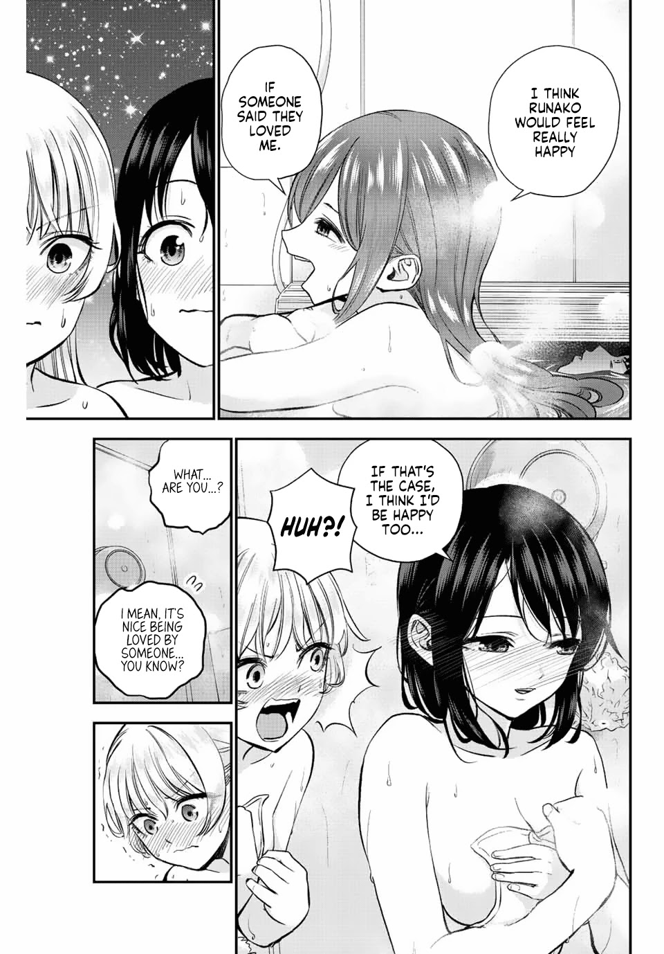 No More Love With the Girls Chapter 17 page 9 - Chapter 17: Romcoms don't happen even if it's the bath episode