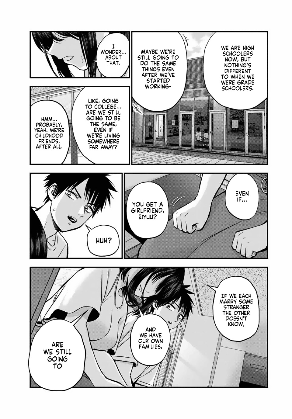 No More Love With the Girls Chapter 18 page 9 - Chapter 18: Romcoms don't happen because we can't change
