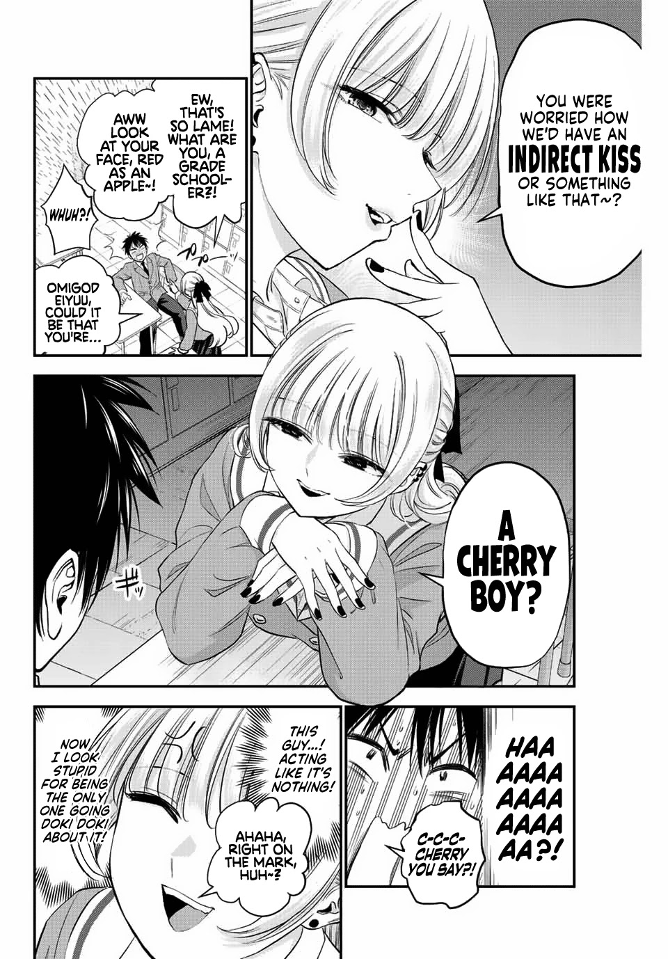 No More Love With the Girls Chapter 2 page 10 - Chapter 2: Romcoms don't happen even if we have an indirect kiss