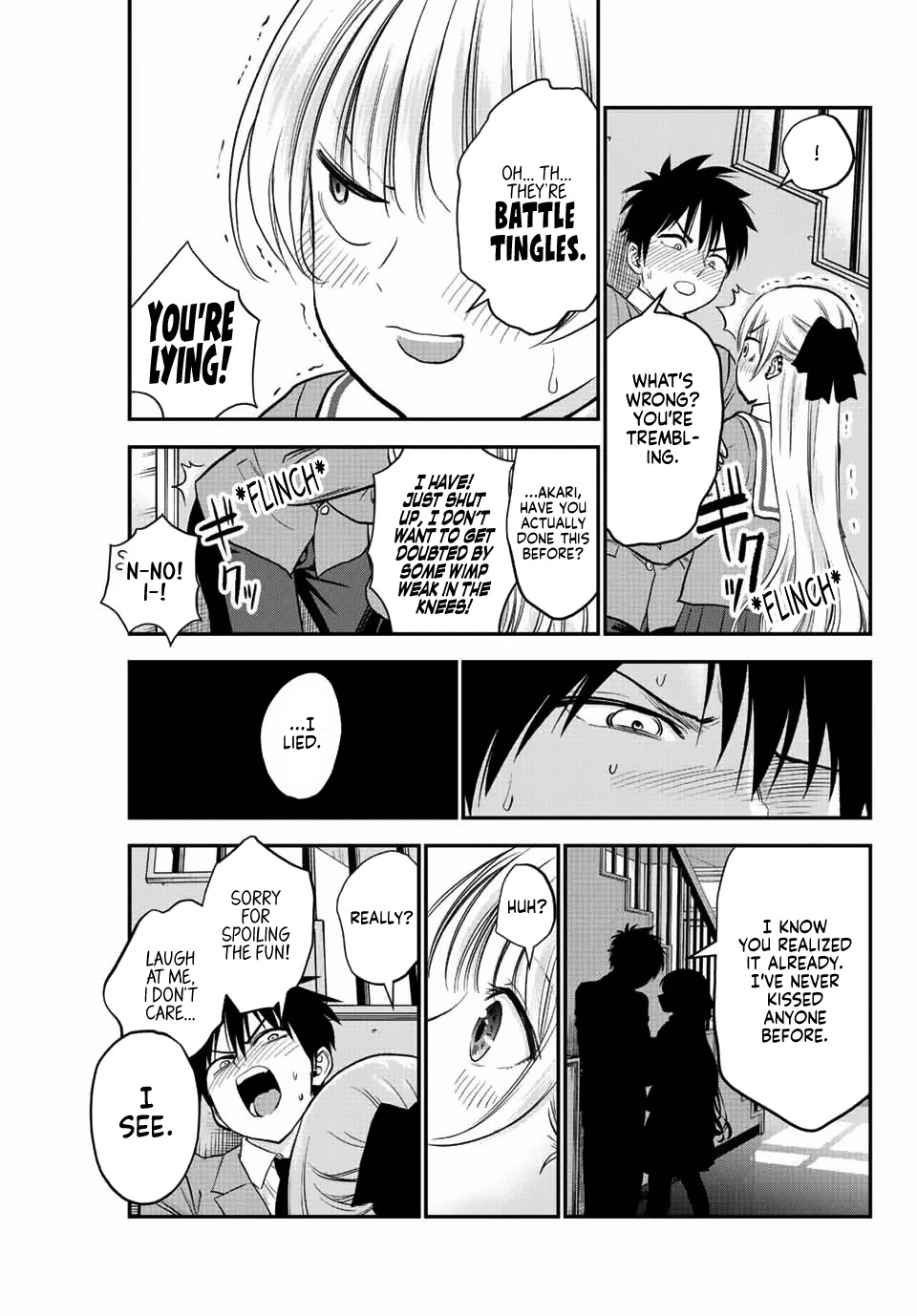 No More Love With the Girls Chapter 2 page 15 - Chapter 2: Romcoms don't happen even if we have an indirect kiss