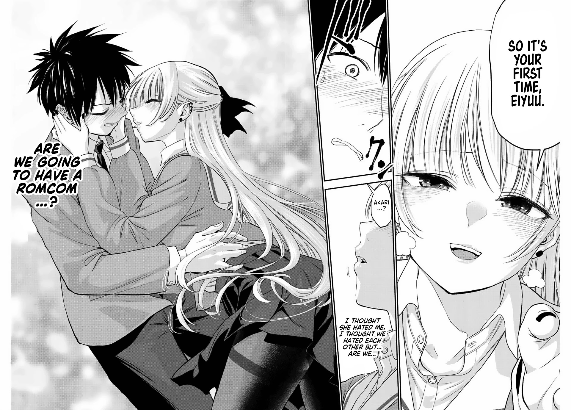 No More Love With the Girls Chapter 2 page 16 - Chapter 2: Romcoms don't happen even if we have an indirect kiss