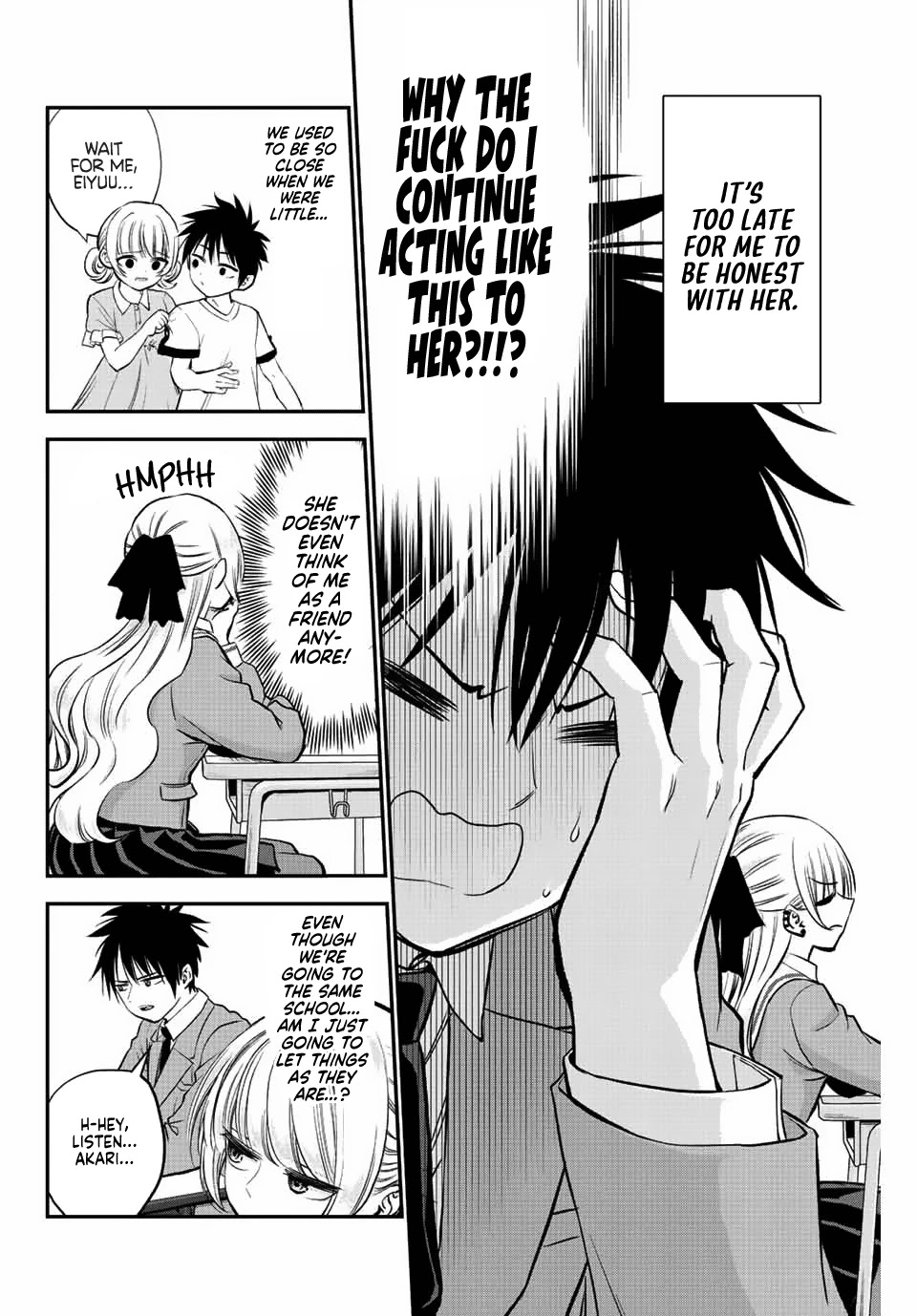 No More Love With the Girls Chapter 2 page 4 - Chapter 2: Romcoms don't happen even if we have an indirect kiss