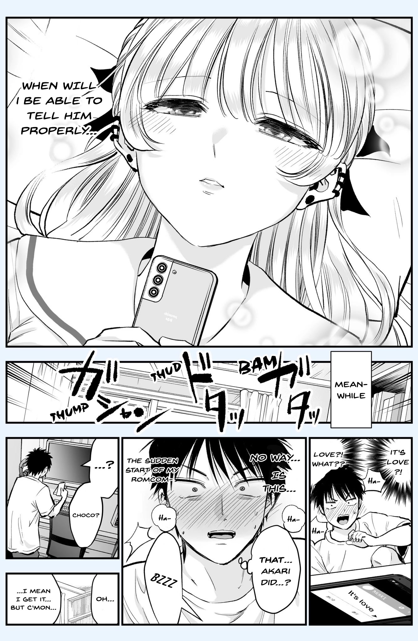 No More Love With the Girls Chapter 22.5 page 4 - Chapter 22.5: The Tsundere Childhood Friend And A False Confession