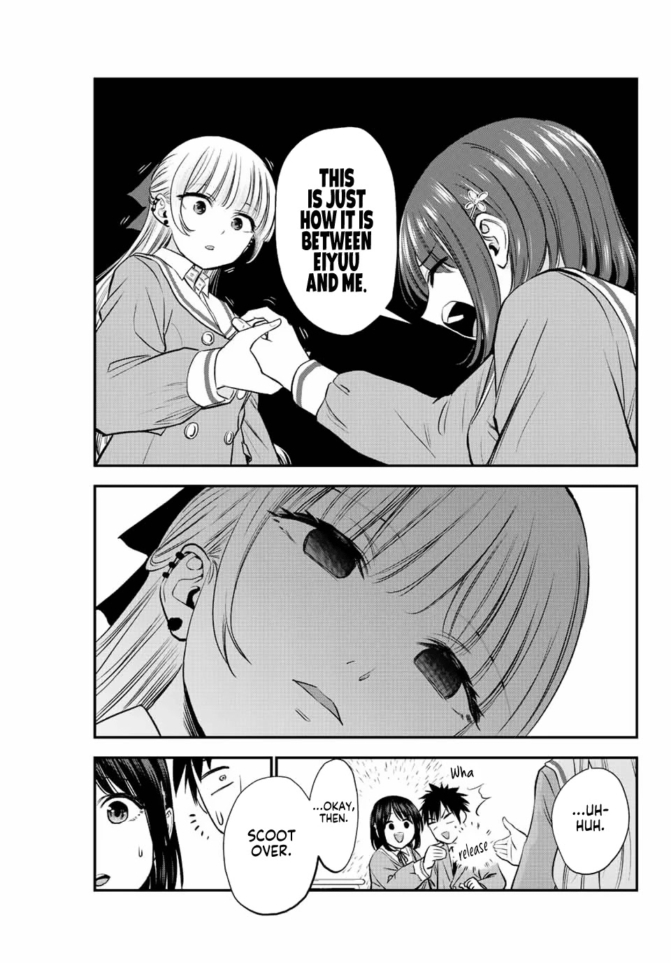 No More Love With the Girls Chapter 3 page 11 - Chapter 3: Romcoms don't happen even if you put your ass on me