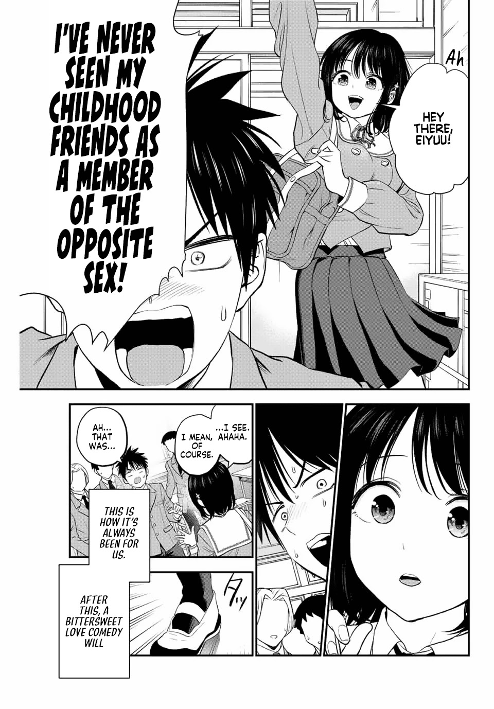 No More Love With the Girls Chapter 3 page 3 - Chapter 3: Romcoms don't happen even if you put your ass on me