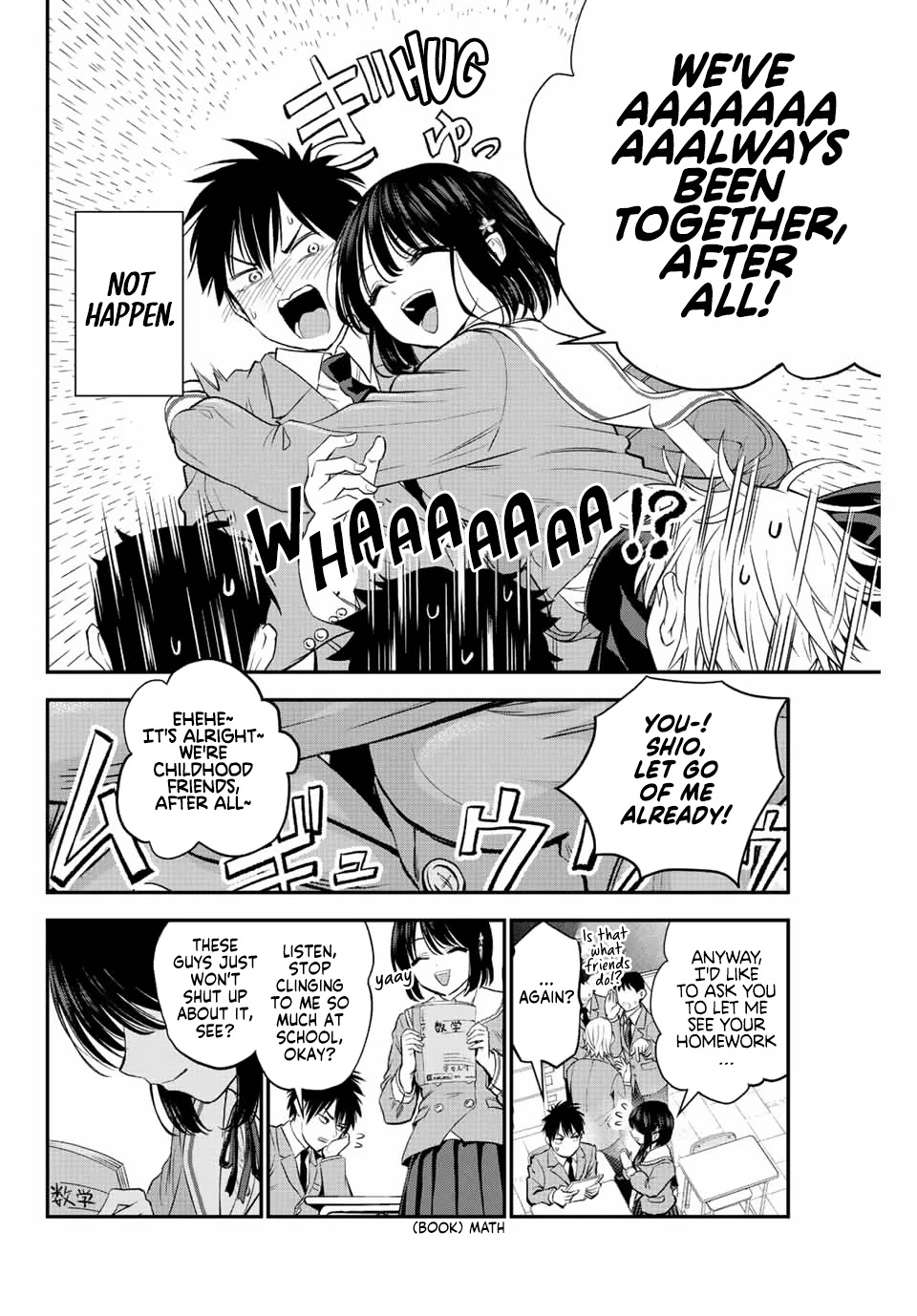 No More Love With the Girls Chapter 3 page 4 - Chapter 3: Romcoms don't happen even if you put your ass on me