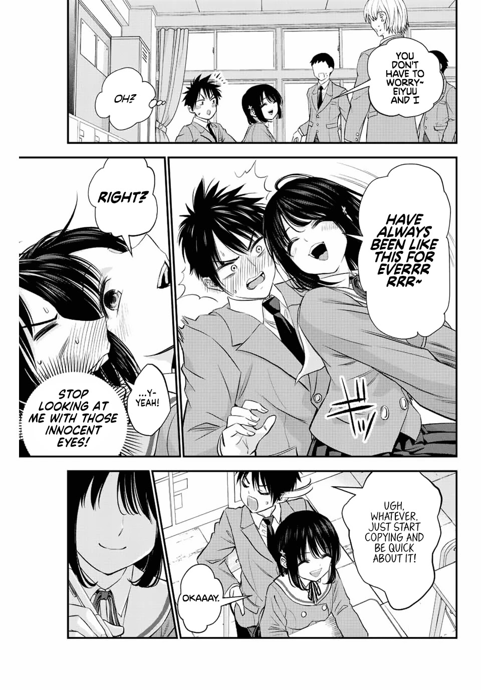No More Love With the Girls Chapter 3 page 7 - Chapter 3: Romcoms don't happen even if you put your ass on me