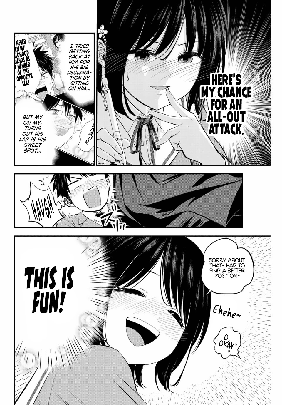 No More Love With the Girls Chapter 3 page 8 - Chapter 3: Romcoms don't happen even if you put your ass on me