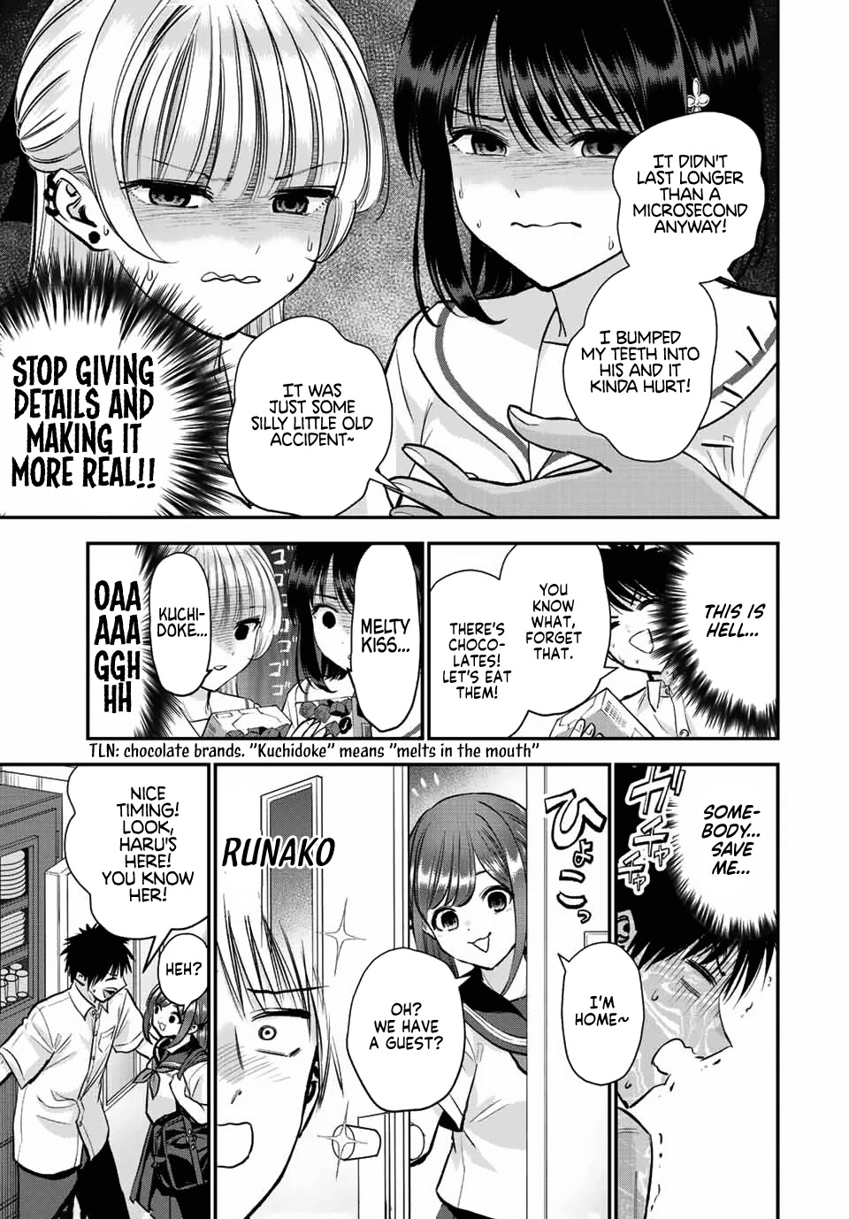 No More Love With the Girls Chapter 32 page 7 - Chapter 32: Romcoms don't happen even if you kissed