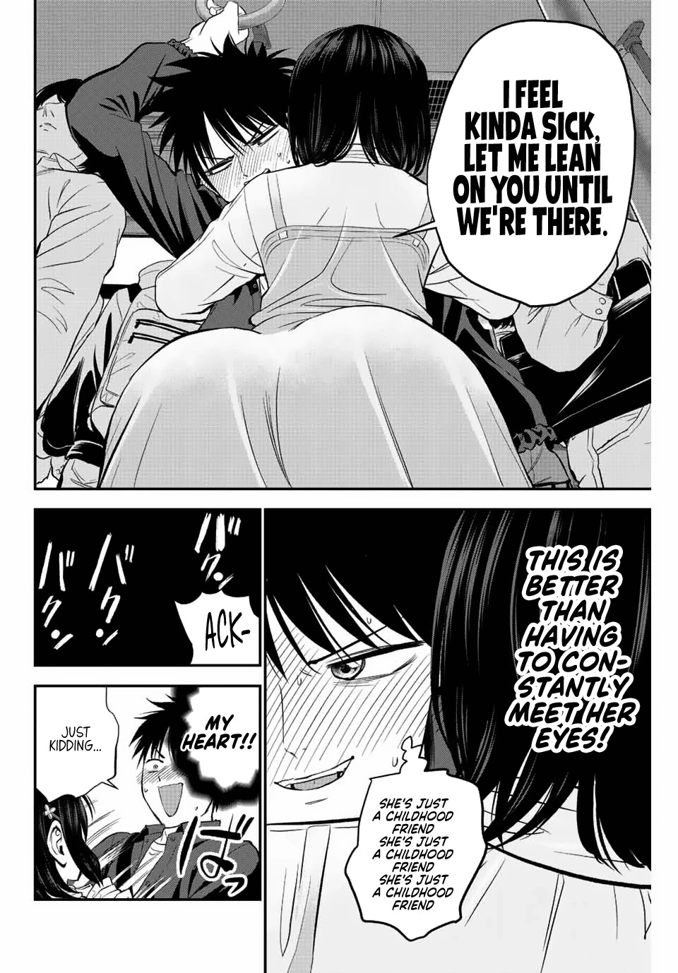 No More Love With the Girls Chapter 4 page 8 - Chapter 4: Romcoms don't happen even if you're in a crowded bus
