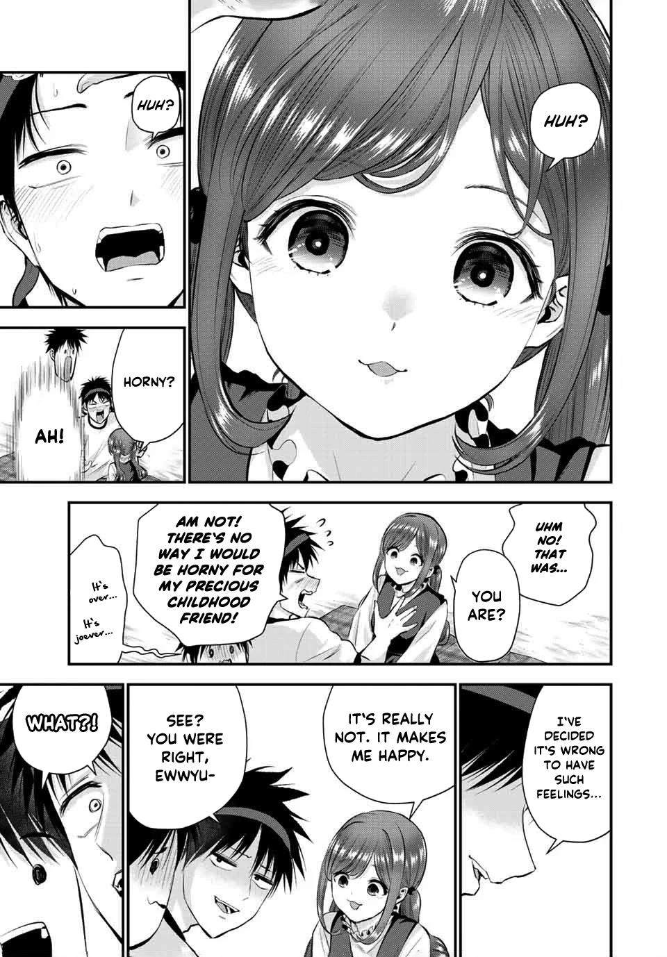 No More Love With the Girls Chapter 40 page 11 - Chapter 40: Romcoms don't happen even when you're turned on