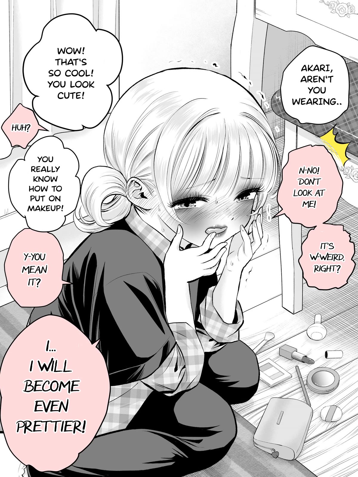 No More Love With the Girls Chapter 44.5 page 1 - Chapter 44.5: My Tsundere Childhood Friend Is Too Cute