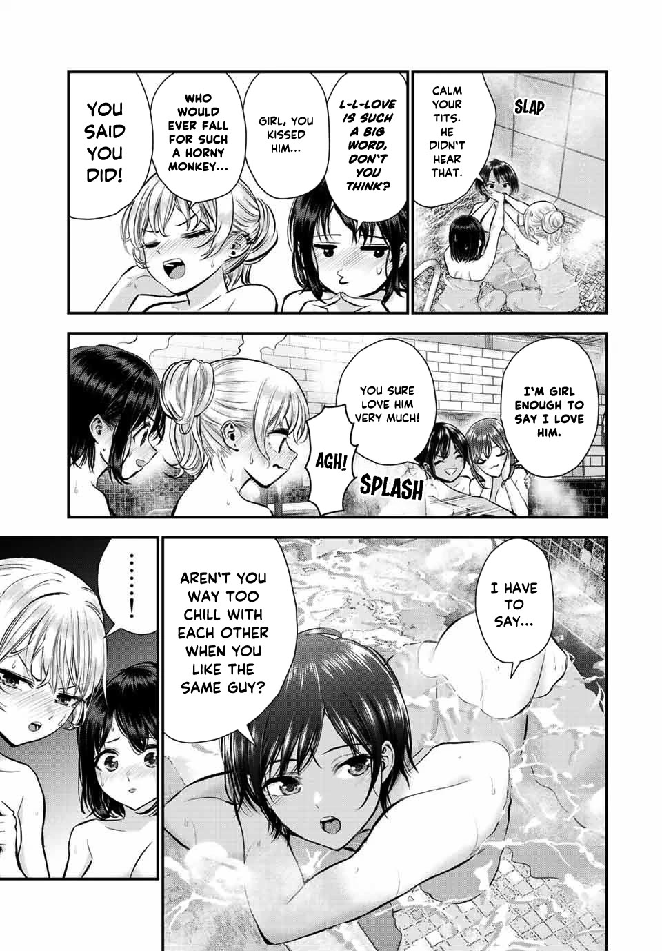 No More Love With the Girls Chapter 47 page 7 - Chapter 47: Romcoms don't happen even when you go to the bathhouse