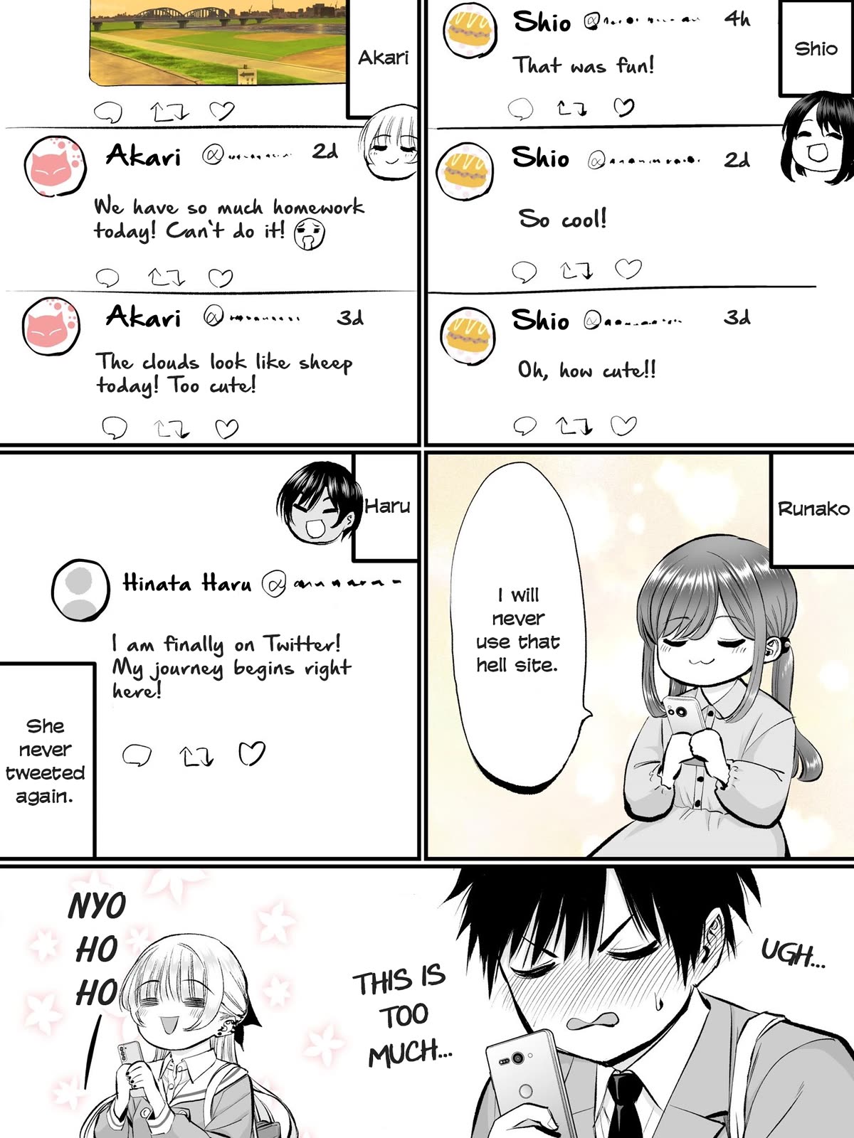 No More Love With the Girls Chapter 51.5 page 2 - Chapter 51.5: My Tsundere Childhood Friend Who Can't Stop Laughing At My Likes
