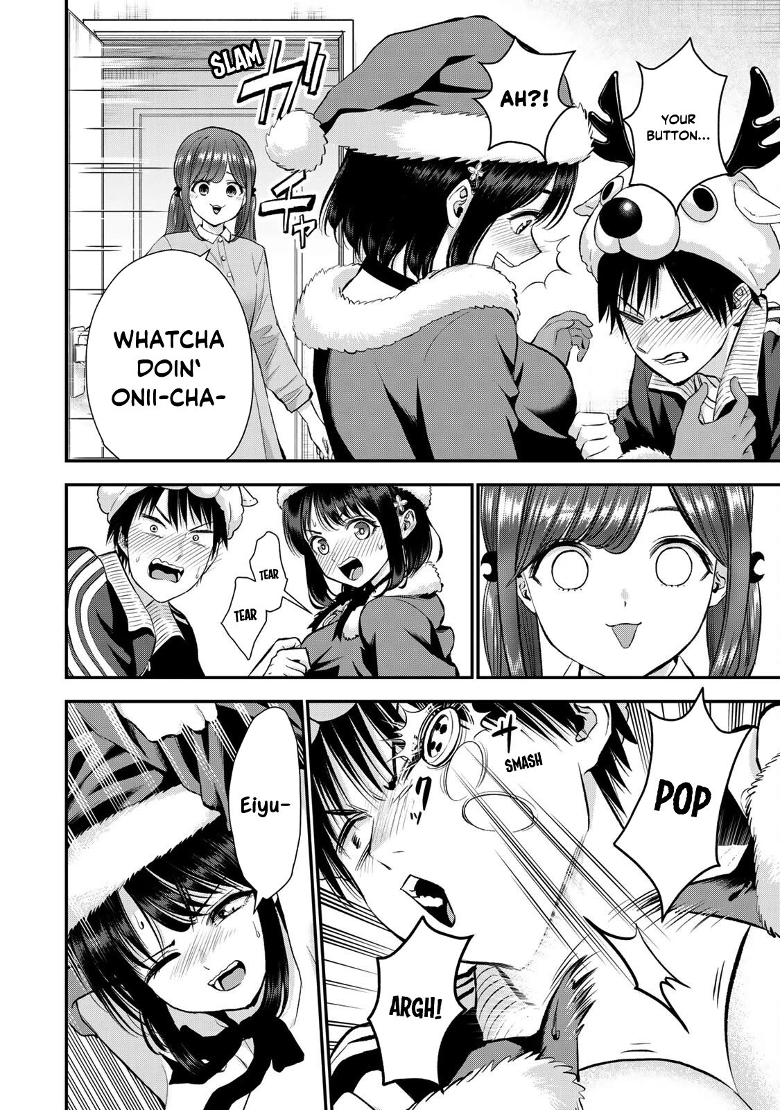 No More Love With the Girls Chapter 53 page 12 - Chapter 53: Romcoms don't happen even when wearing a santa costume
