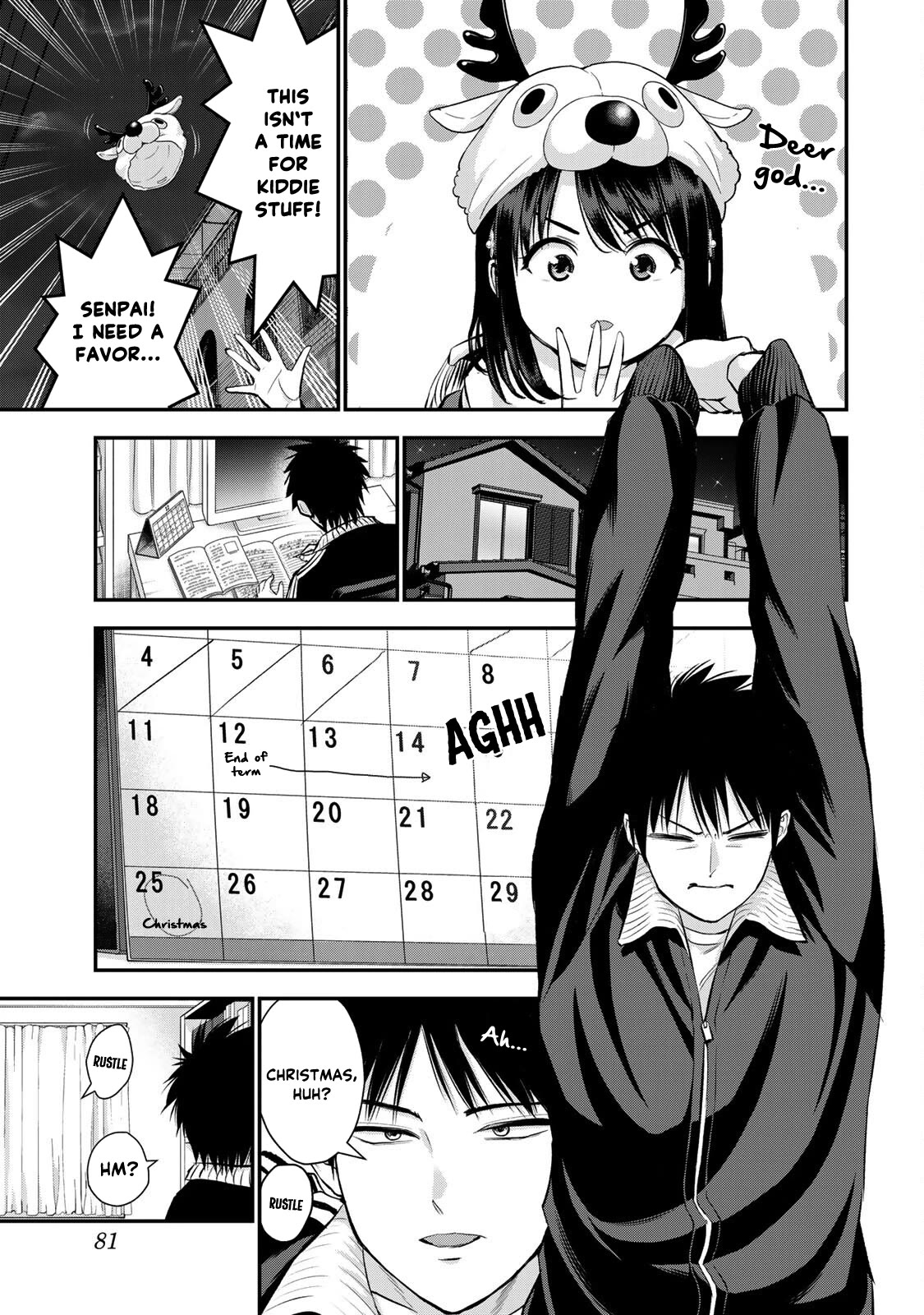 No More Love With the Girls Chapter 53 page 3 - Chapter 53: Romcoms don't happen even when wearing a santa costume
