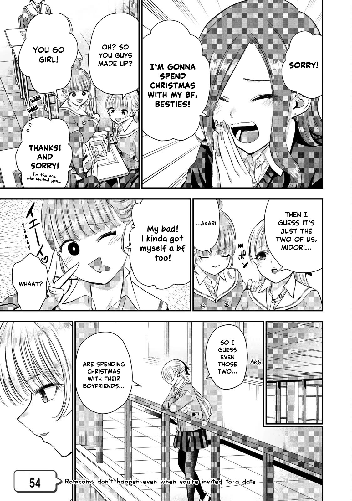 No More Love With the Girls Chapter 54 page 1 - Chapter 54: Romcoms don't happen even when you're invited to a date