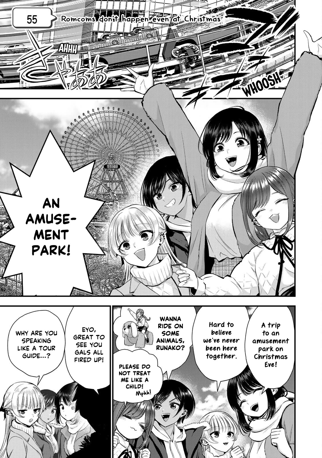 No More Love With the Girls Chapter 55 page 1 - Chapter 55: Romcoms don't happen even at Christmas