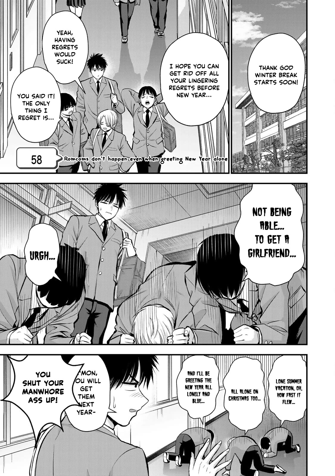 No More Love With the Girls Chapter 58 page 1 - Chapter 58: Romcoms don't happen even when greeting New Year alone