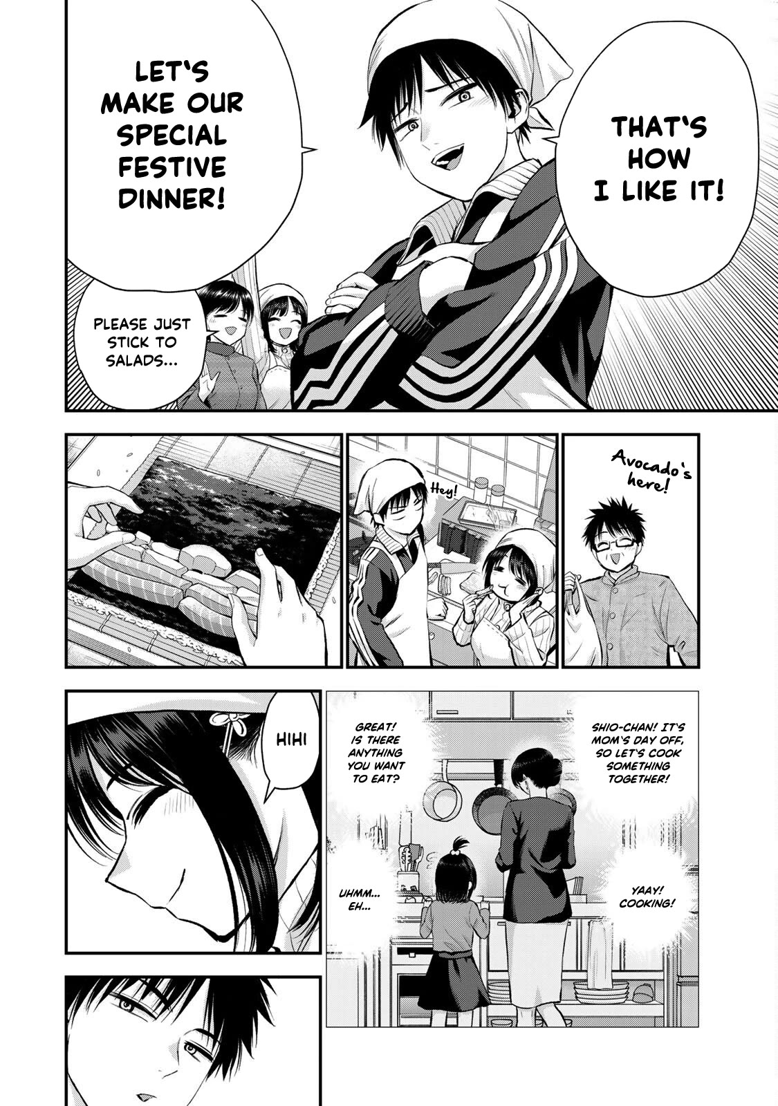 No More Love With the Girls Chapter 58 page 10 - Chapter 58: Romcoms don't happen even when greeting New Year alone