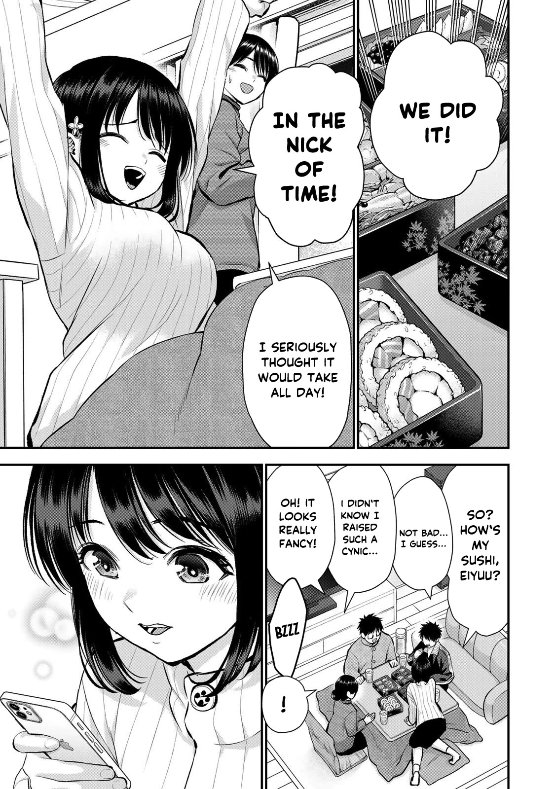No More Love With the Girls Chapter 58 page 11 - Chapter 58: Romcoms don't happen even when greeting New Year alone
