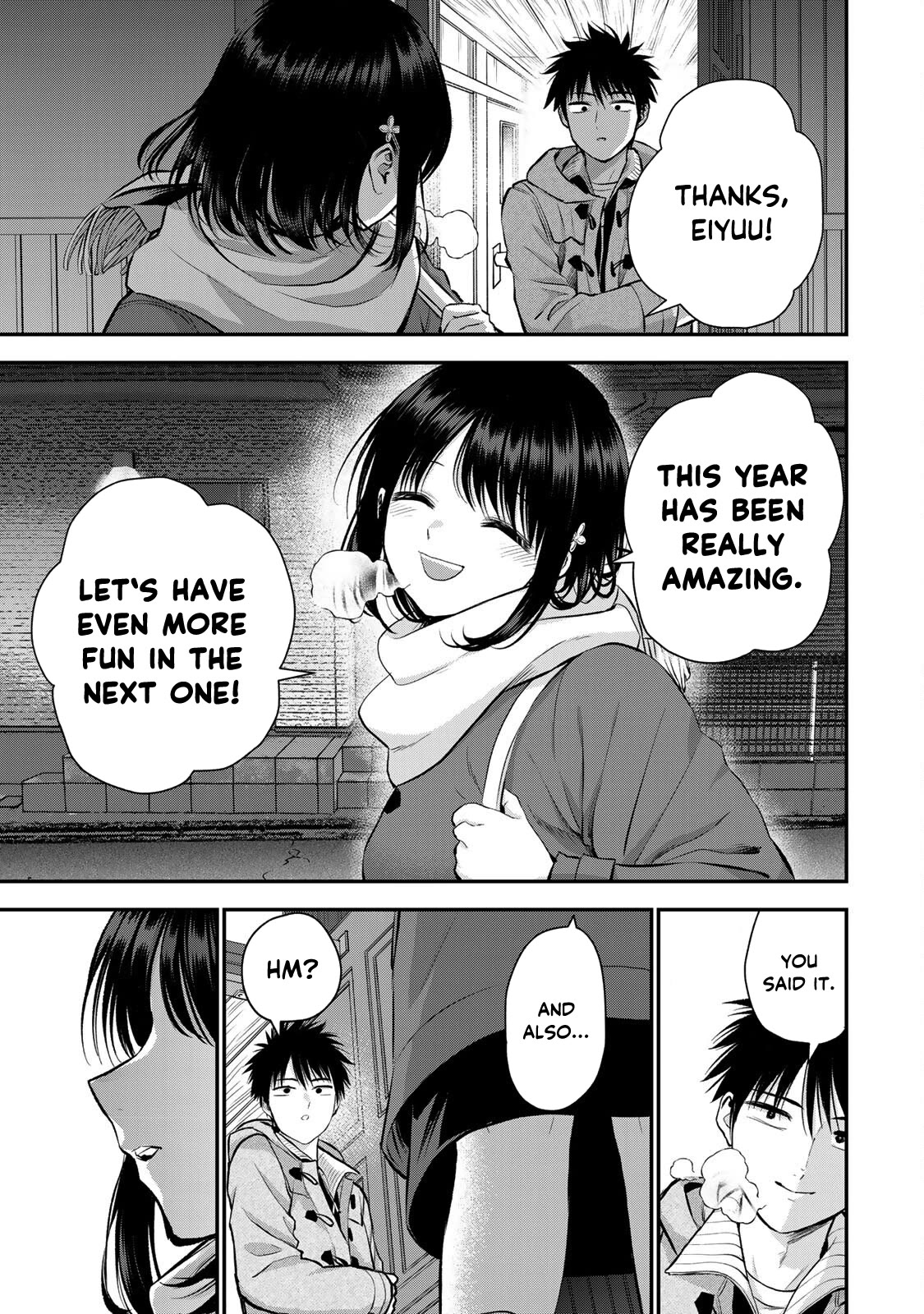 No More Love With the Girls Chapter 58 page 13 - Chapter 58: Romcoms don't happen even when greeting New Year alone