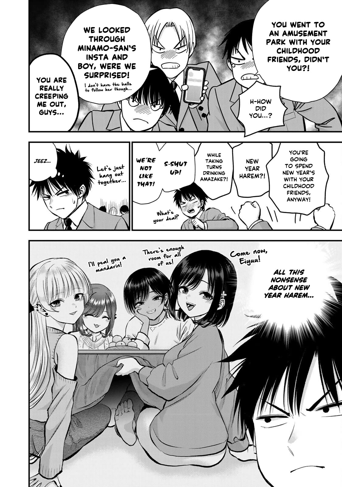 No More Love With the Girls Chapter 58 page 2 - Chapter 58: Romcoms don't happen even when greeting New Year alone
