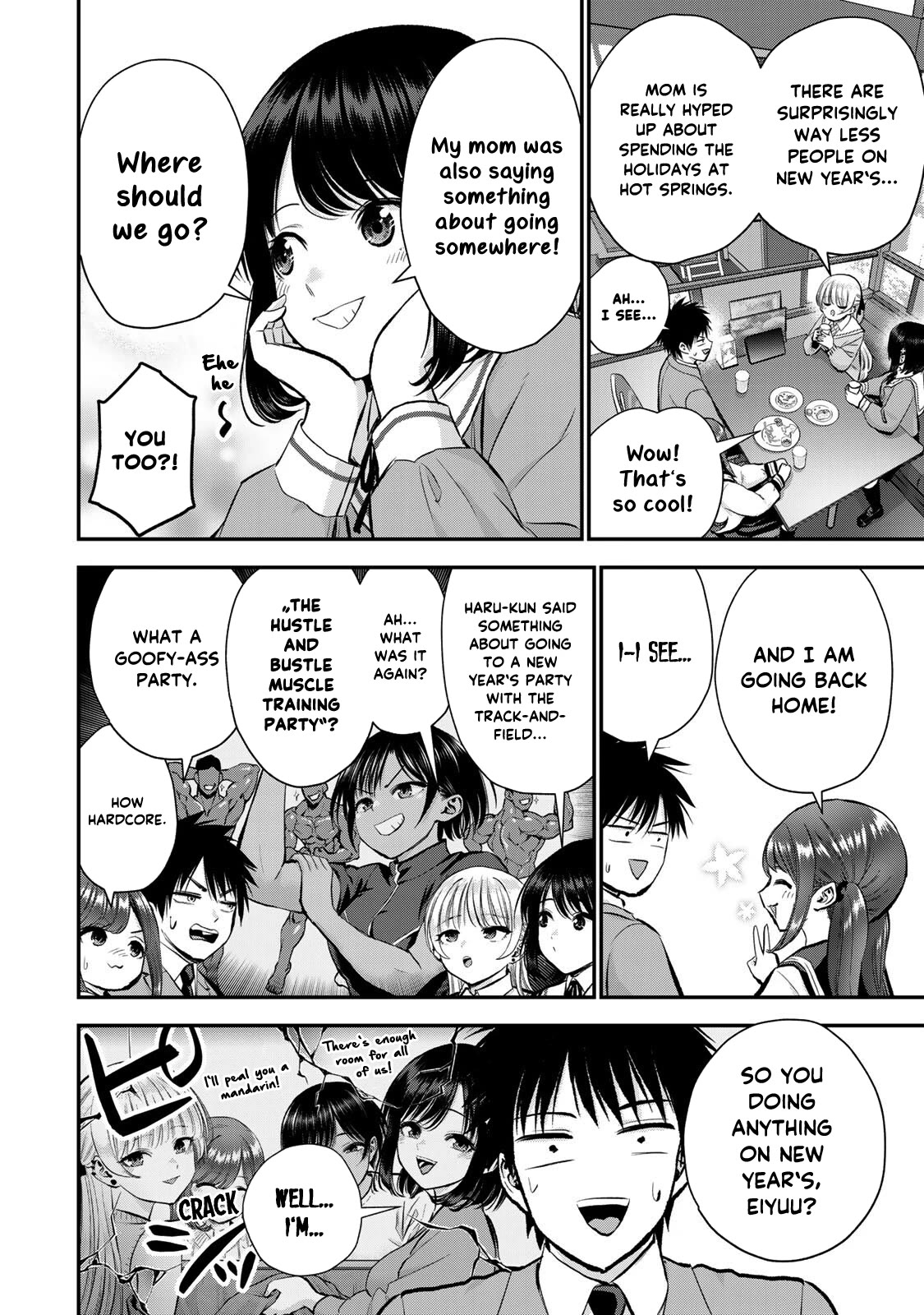 No More Love With the Girls Chapter 58 page 4 - Chapter 58: Romcoms don't happen even when greeting New Year alone