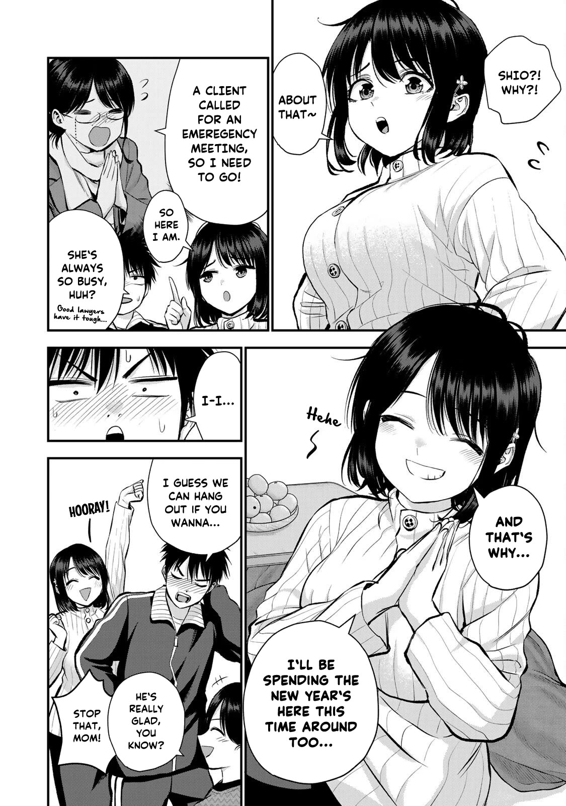 No More Love With the Girls Chapter 58 page 6 - Chapter 58: Romcoms don't happen even when greeting New Year alone