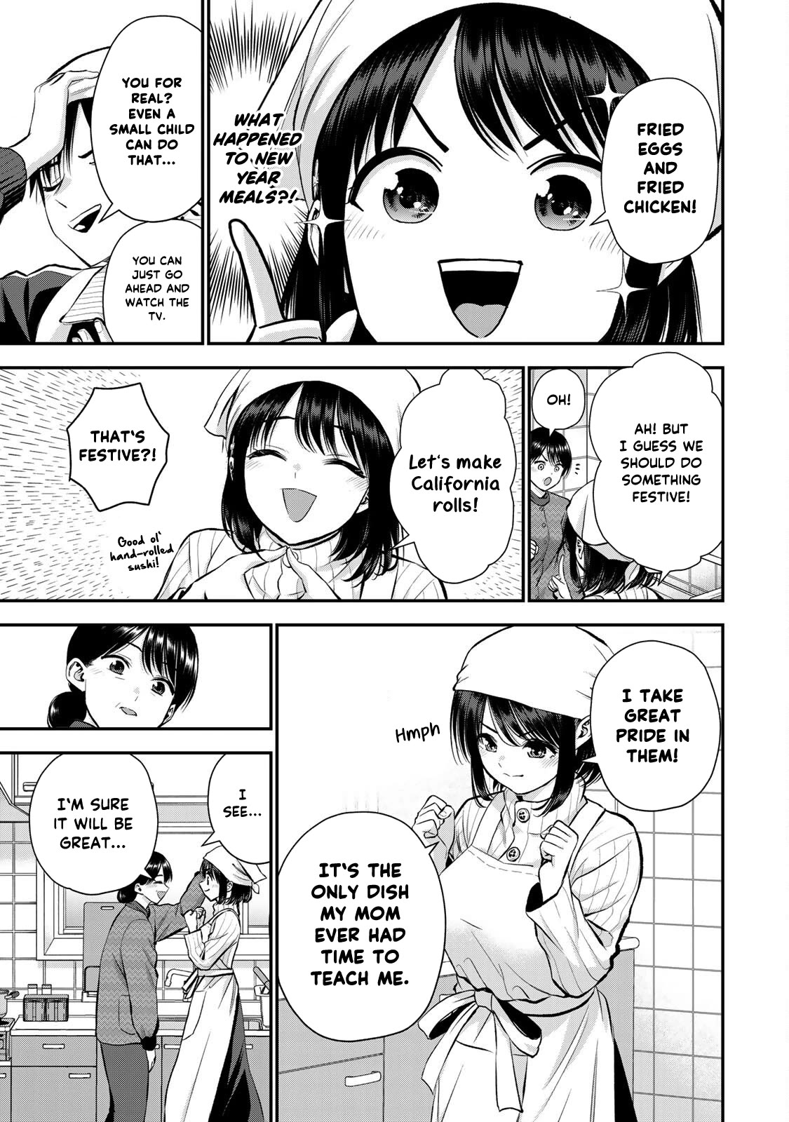 No More Love With the Girls Chapter 58 page 9 - Chapter 58: Romcoms don't happen even when greeting New Year alone