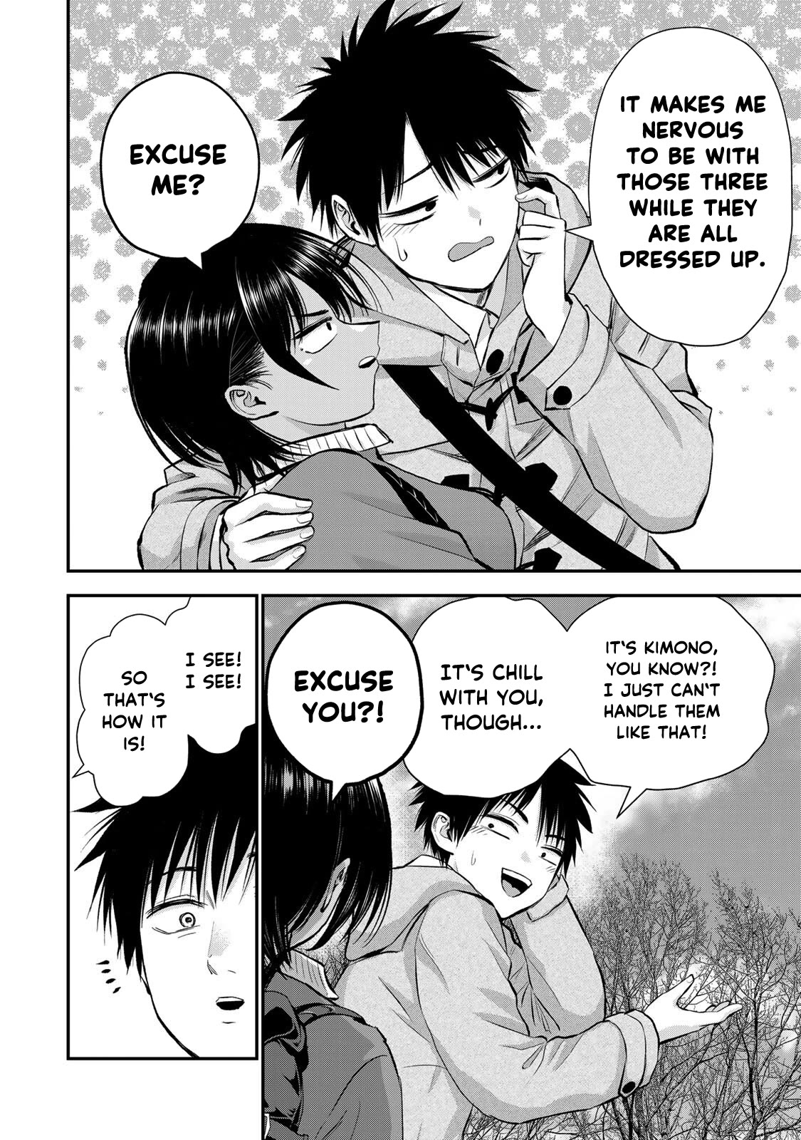 No More Love With the Girls Chapter 59 page 12 - Chapter 59: Romcoms don't happen even when you dress up