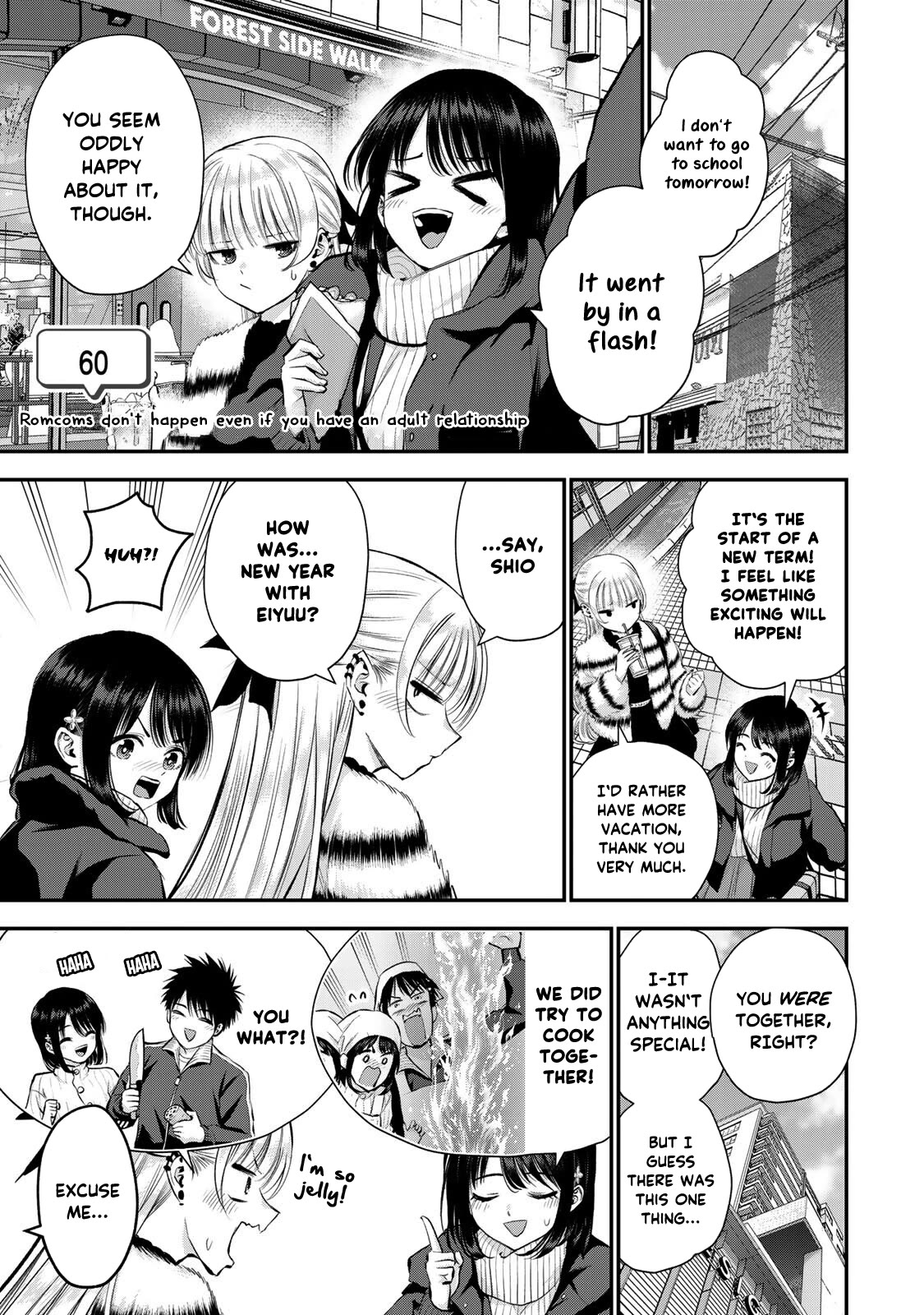 No More Love With the Girls Chapter 60 page 1 - Chapter 60: Romcoms don't happen even if you have an adult relationship