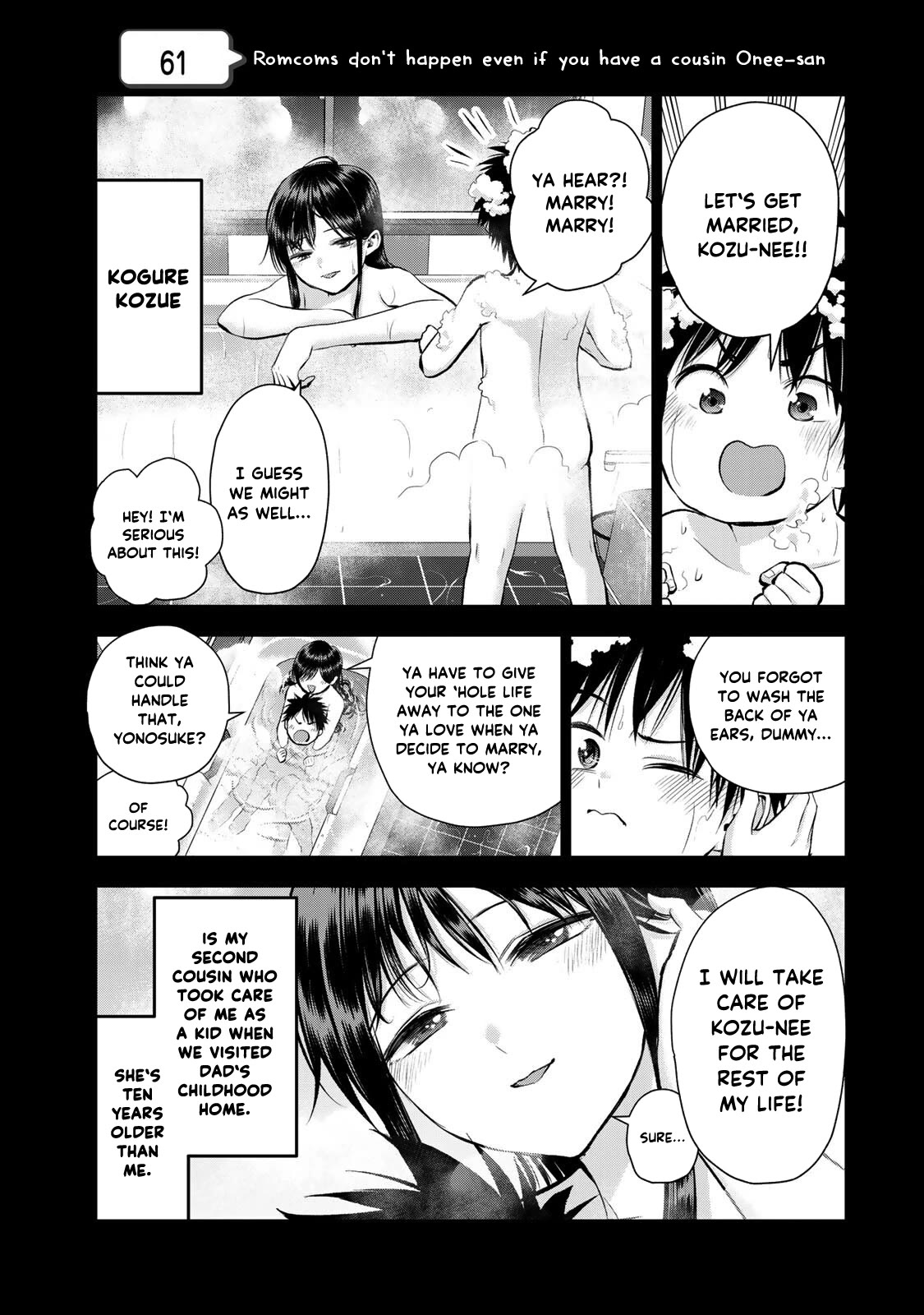 No More Love With the Girls Chapter 61 page 1 - Chapter 61: Romcoms don't happen if you have a cousin Onee-san