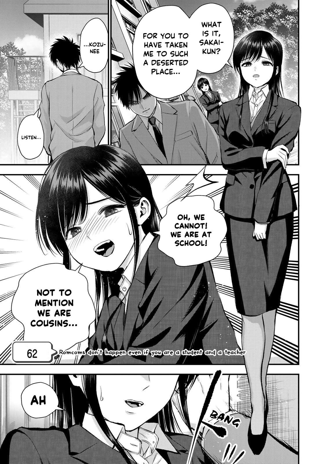 No More Love With the Girls Chapter 62 page 1 - Chapter 62: Romcoms don't happen even if you are a student and a teacher
