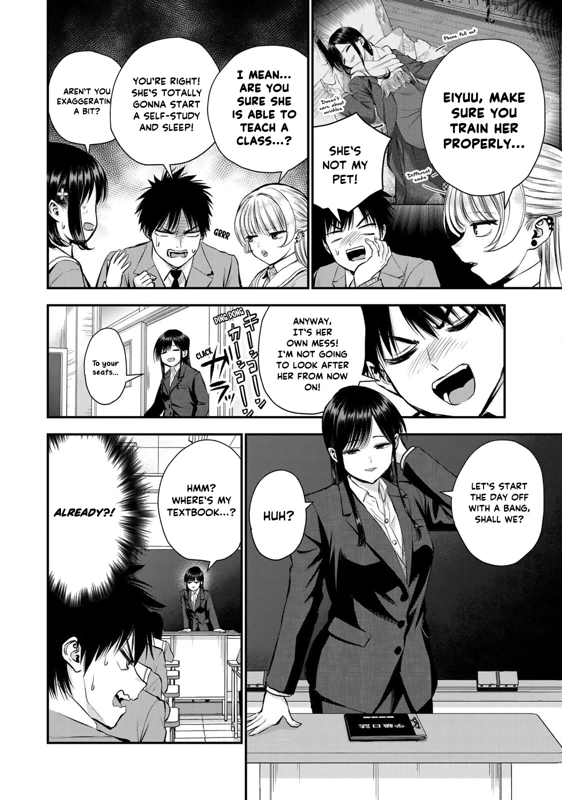 No More Love With the Girls Chapter 62 page 4 - Chapter 62: Romcoms don't happen even if you are a student and a teacher