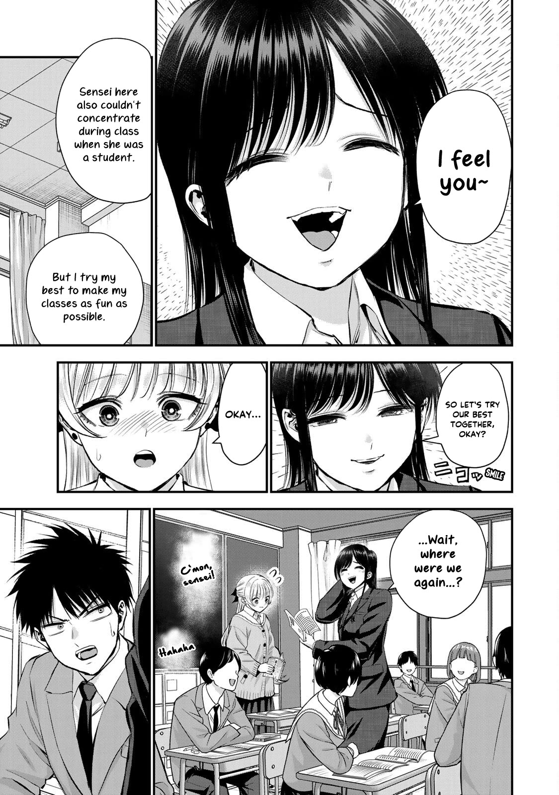 No More Love With the Girls Chapter 62 page 7 - Chapter 62: Romcoms don't happen even if you are a student and a teacher