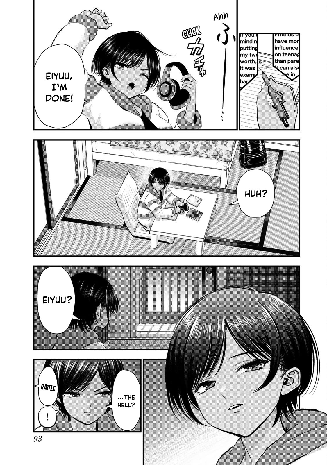 No More Love With the Girls Chapter 63 page 11 - Chapter 63: Romcoms don't happen even if you're alone in your room