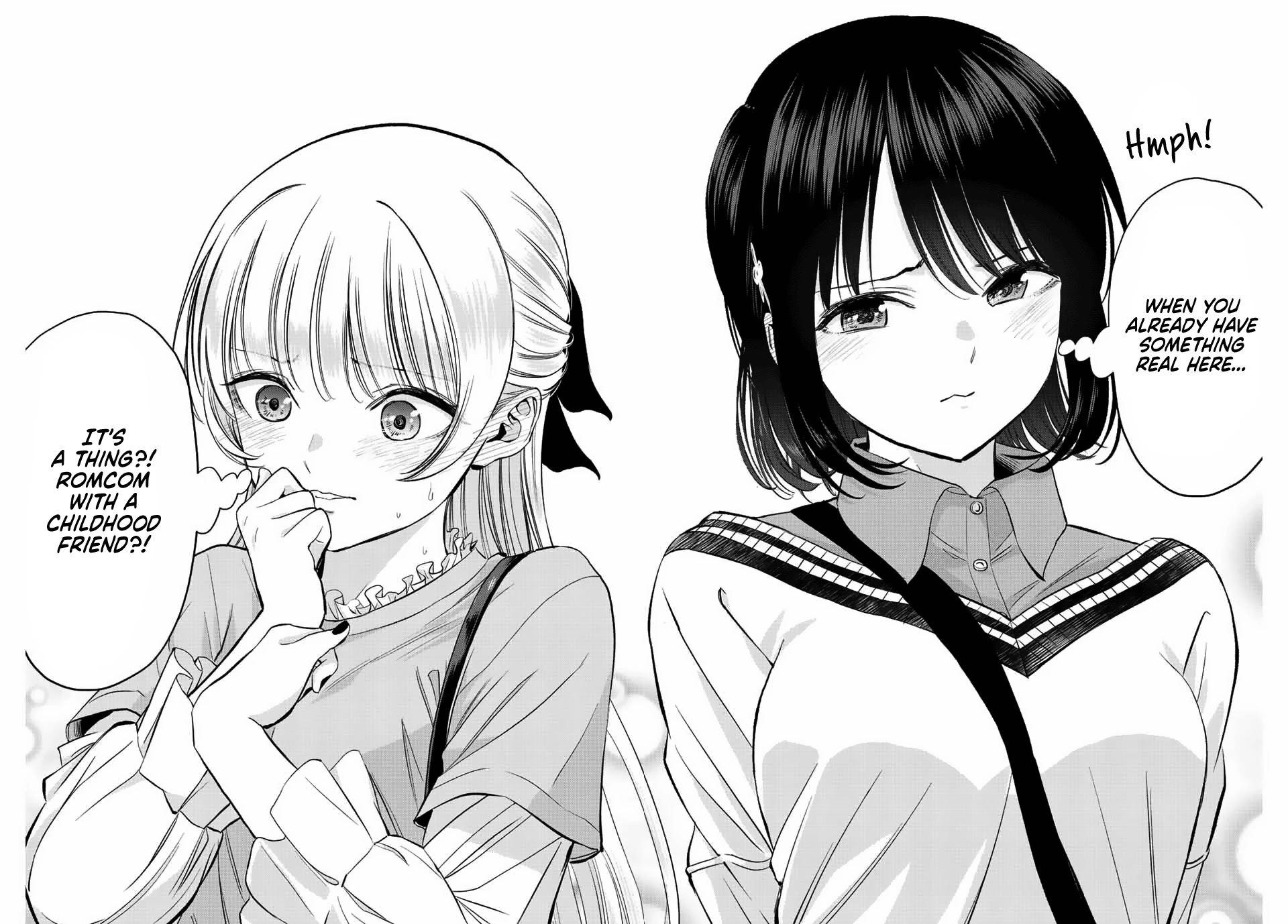 No More Love With the Girls Chapter 7 page 12 - Chapter 7: Romcoms don't happen even if you fantasize about it