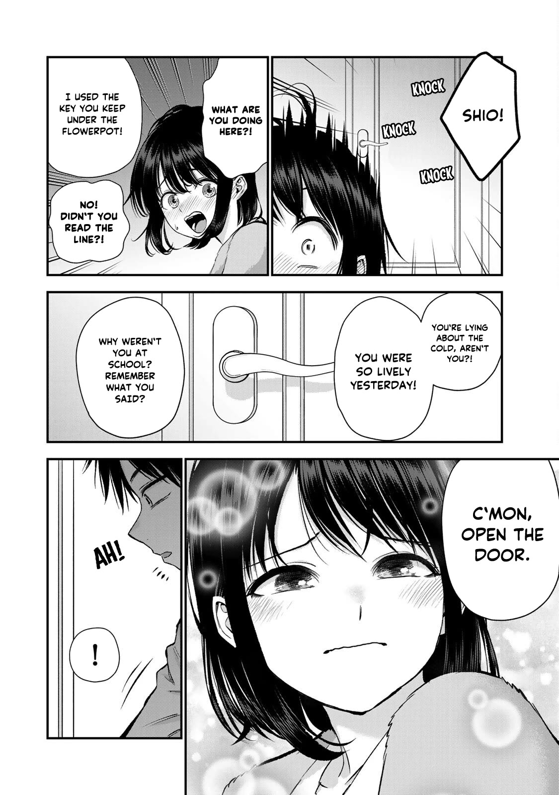 No More Love With the Girls Chapter 70 page 12 - Chapter 70: Romcoms don't happen even beyond the door