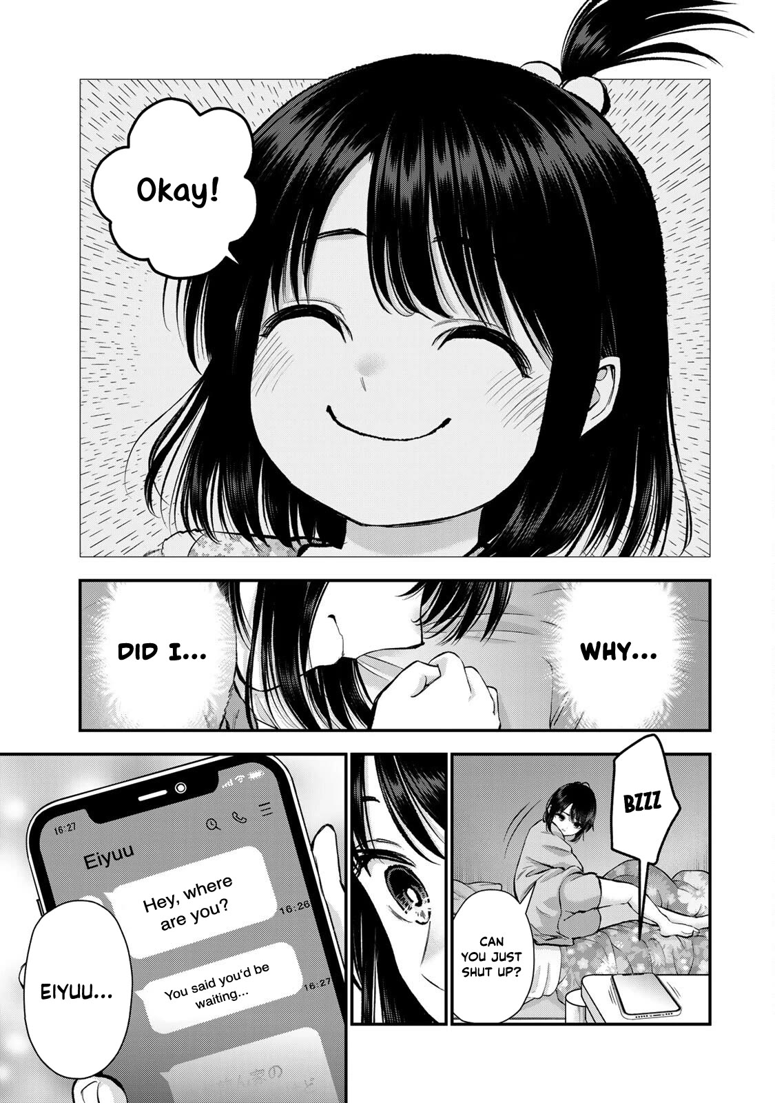No More Love With the Girls Chapter 70 page 9 - Chapter 70: Romcoms don't happen even beyond the door
