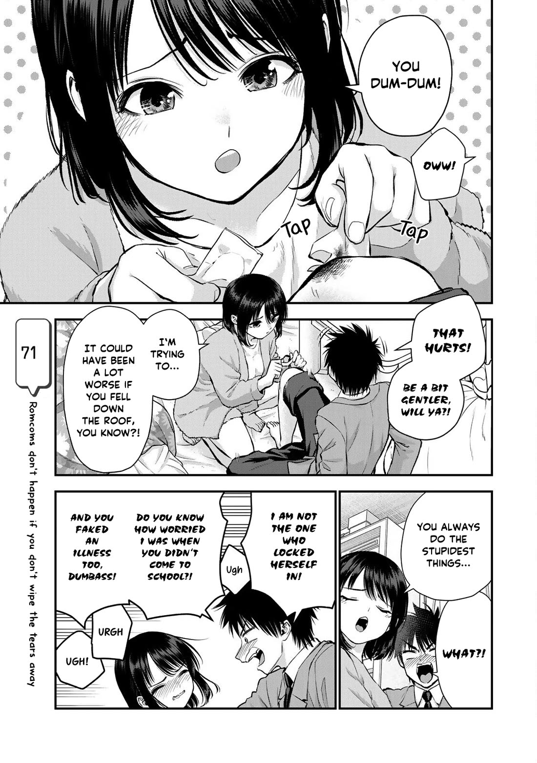 No More Love With the Girls Chapter 71 page 1 - Chapter 71: Romcoms don't happen if you don't wipe the tears away