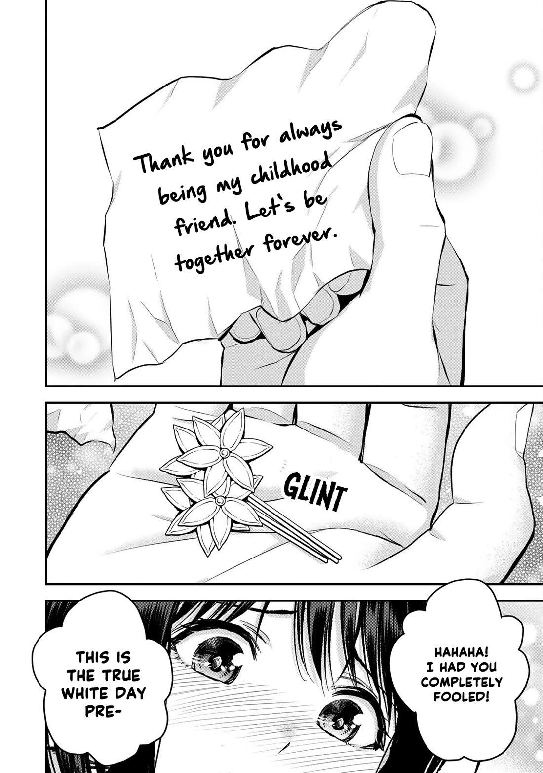 No More Love With the Girls Chapter 71 page 12 - Chapter 71: Romcoms don't happen if you don't wipe the tears away